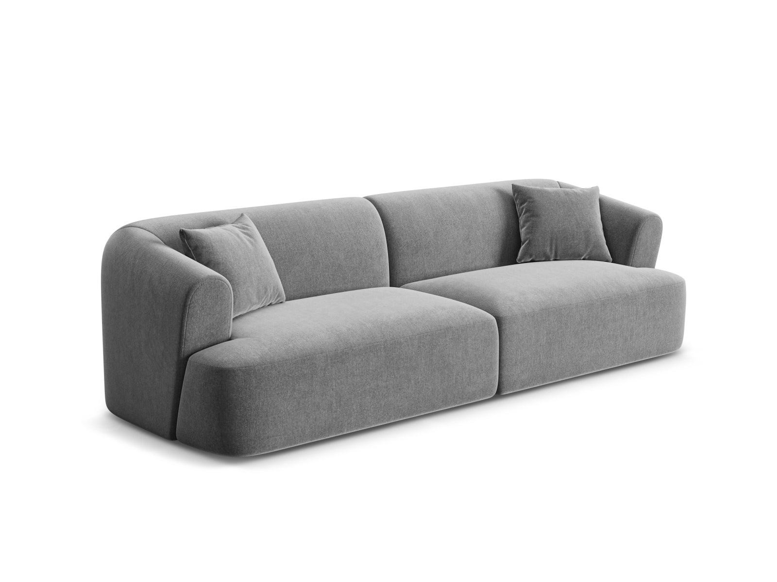 Elegantes 4-Sitzer Sofa Campi in stilvollem Grau, ideal für moderne Wohnräume, erhältlich bei KAQTU Design AG.