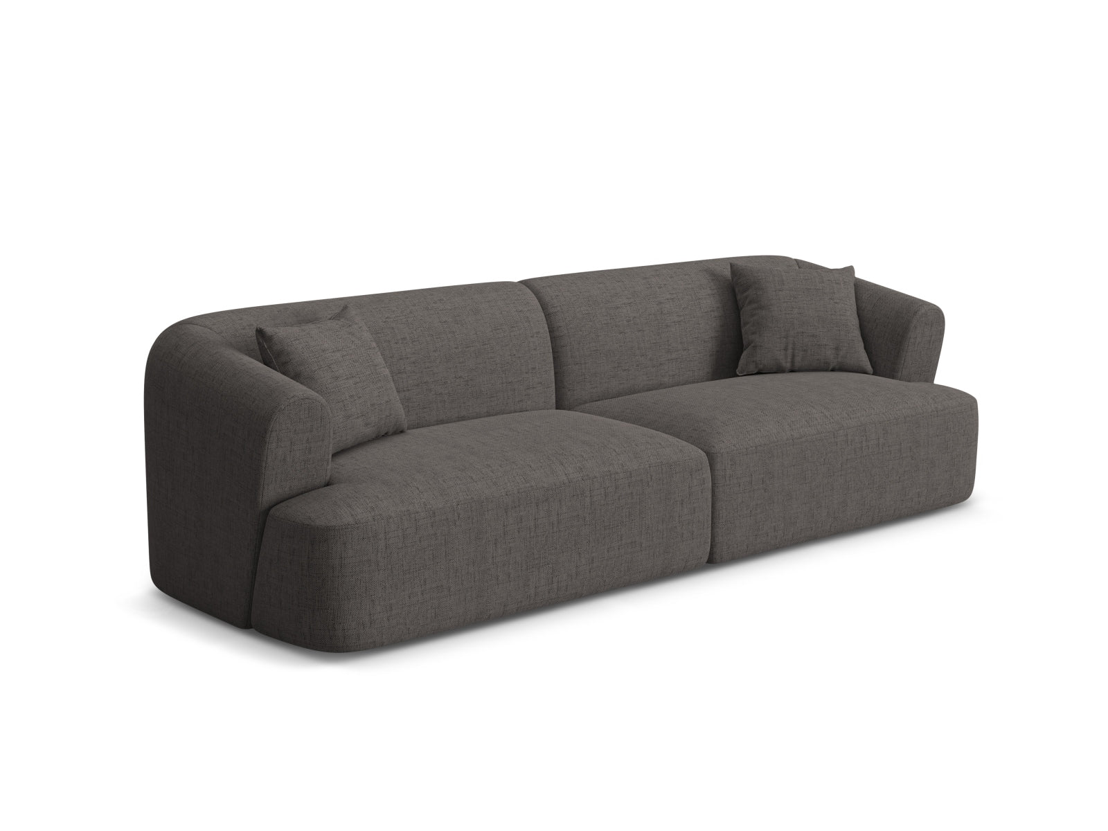 Elegantes 4-Sitzer Sofa Campi in stilvollem Grau, ideal für moderne Wohnräume, erhältlich bei KAQTU Design AG.
