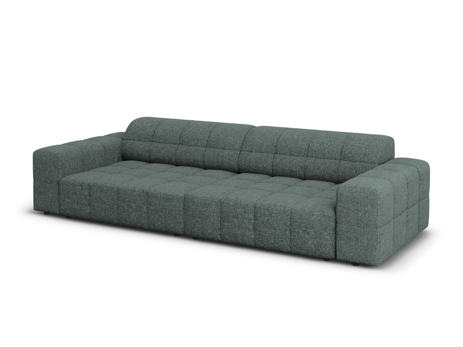 Modernes 4-Sitzer Sofa Chicago in Petrol-Haga, perfekt für gemütliche Wohnzimmer und stilvolle Einrichtung, erhältlich bei KAQTU.