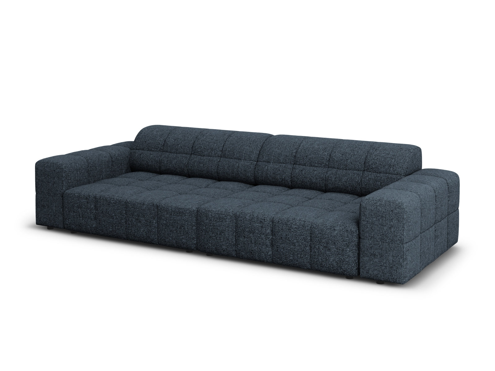 Modernes 4-Sitzer Chicago Sofa in Royal Blue-Haga, perfekt für gemütliche Abende und stilvolle Einrichtung, angeboten von Cosmopolitan Design.