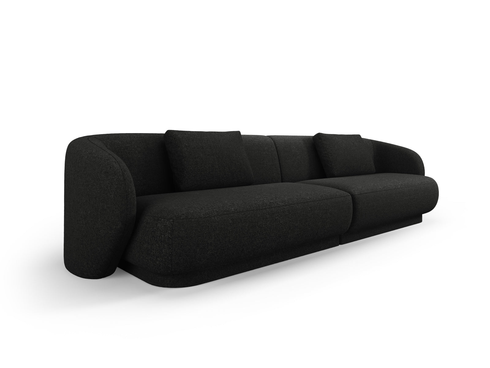 Camden Sofa 4 Sitzer in Black Melange präsentiert im Onlineshop von KAQTU Design AG. Sofa ist von Cosmopolitan Design