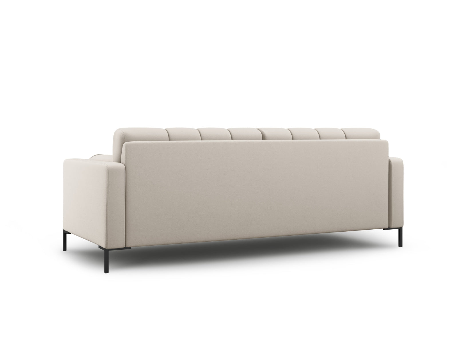 Beige 4-Sitzer Sofa Bali von Cosmopolitan Design, perfekt für stilvolle Wohnräume, vereint Komfort und modernes Design.
