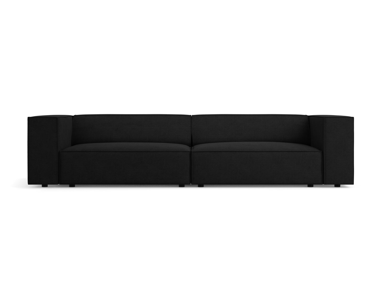 Arendal Sofa 4 Sitzer in Black präsentiert im Onlineshop von KAQTU Design AG. 4er Sofa ist von Cosmopolitan Design