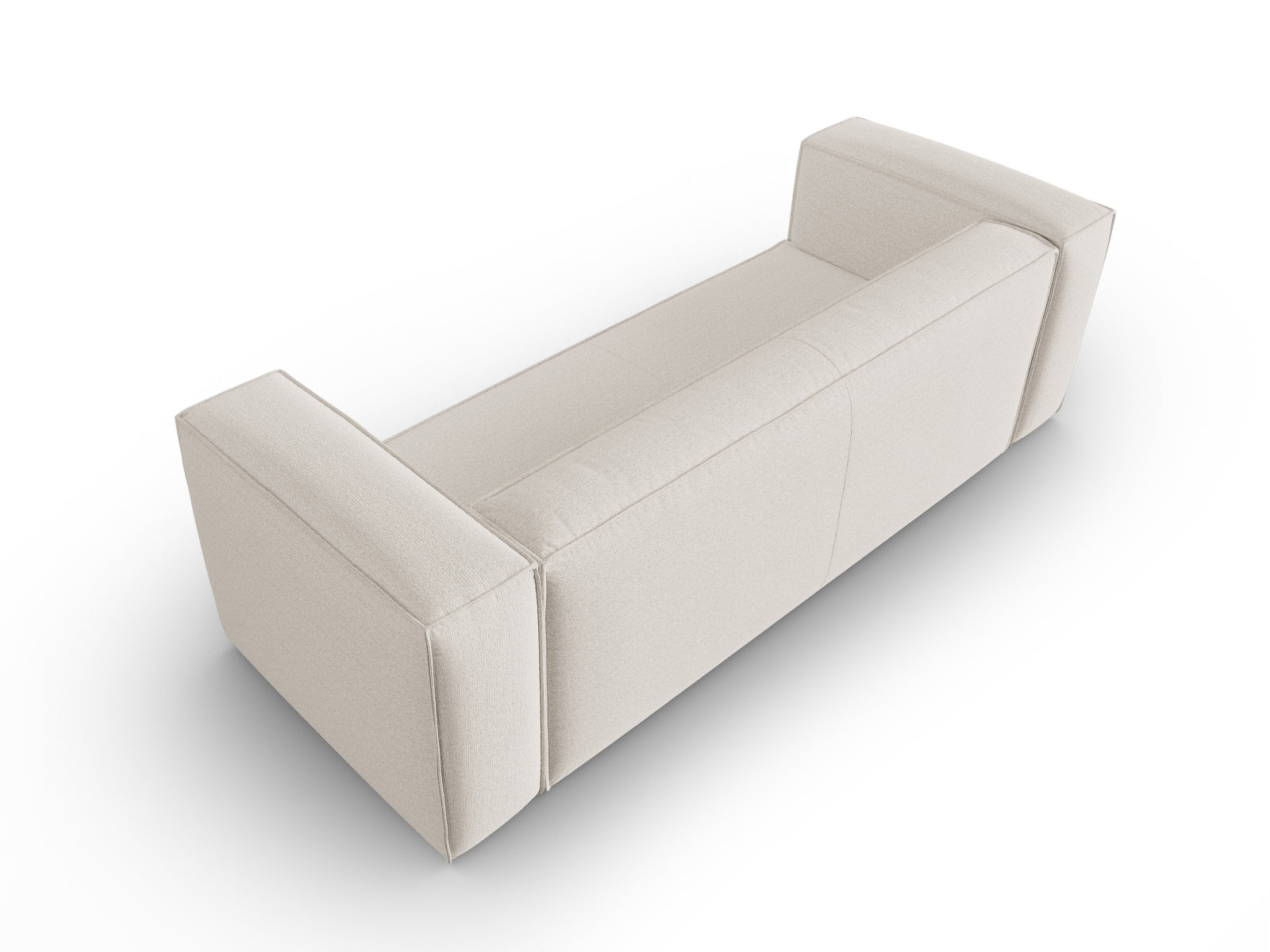 Erleben Sie das elegante Mackay 4-Sitzer Sofa von Cosmopolitan Design – ein luxuriöses Velours Sofa, das Komfort und modernes Design vereint.