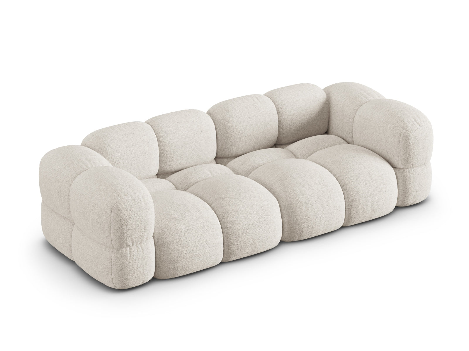 Beige 4-Sitzer Sofa Loretto von Cosmopolitan Design, ideal für gemütliche und moderne Wohnräume, mit elegantem Design und hochwertiger Verarbeitung.