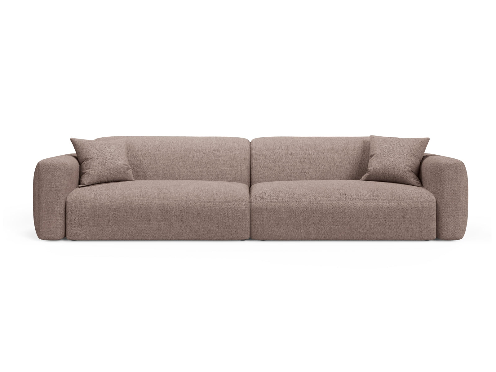 Strino Modular Sofa 4 Sitzer in Cappuccino-Sorella präsentiert im Onlineshop von KAQTU Design AG. 4er Sofa ist von Cosmopolitan Design