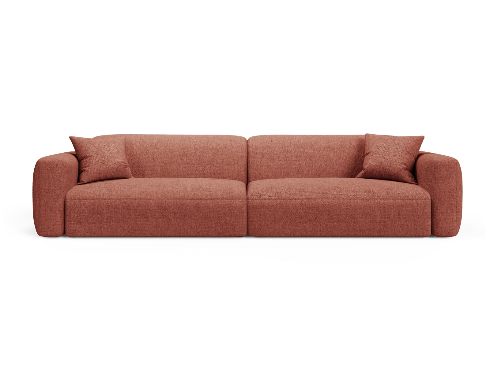 Strino Modular Sofa 4 Sitzer in Coral-Sorella präsentiert im Onlineshop von KAQTU Design AG. 4er Sofa ist von Cosmopolitan Design