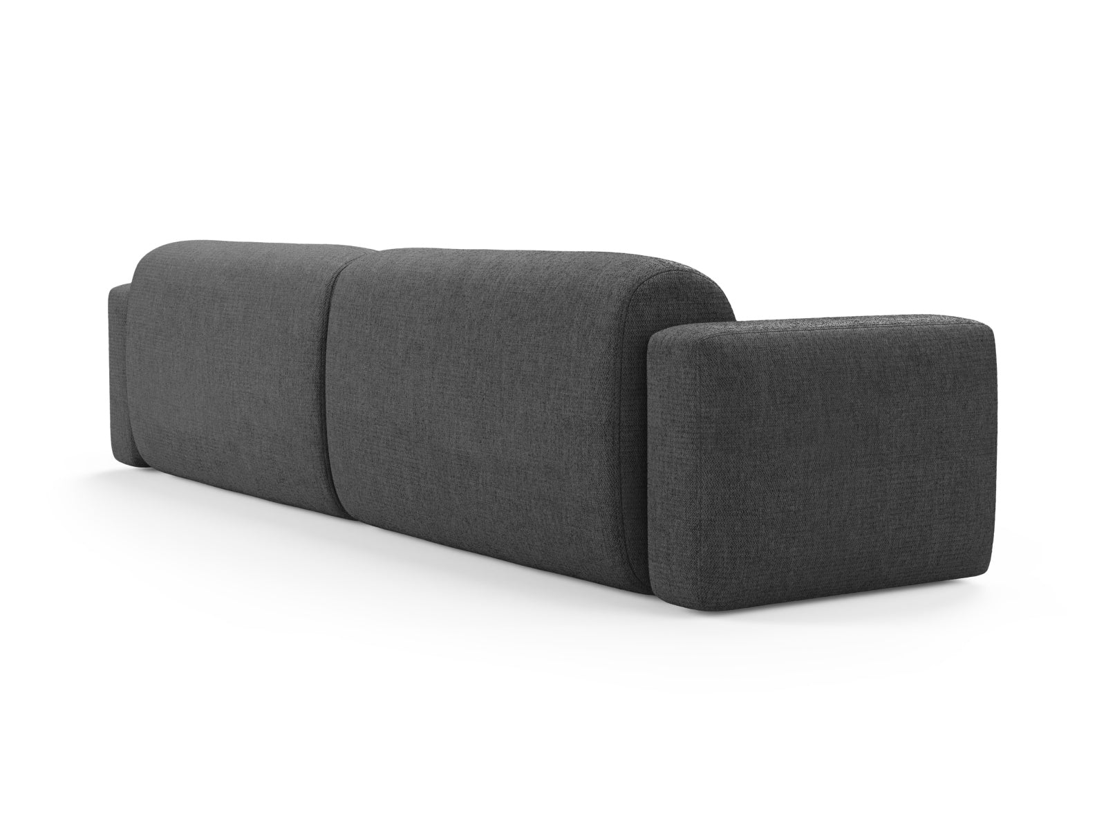 Modulares 4-Sitzer Sofa Strino in zeitlosem Grau, perfekt für stilvolle Wohnzimmer und entspannte Abende, erhältlich bei KAQTU.