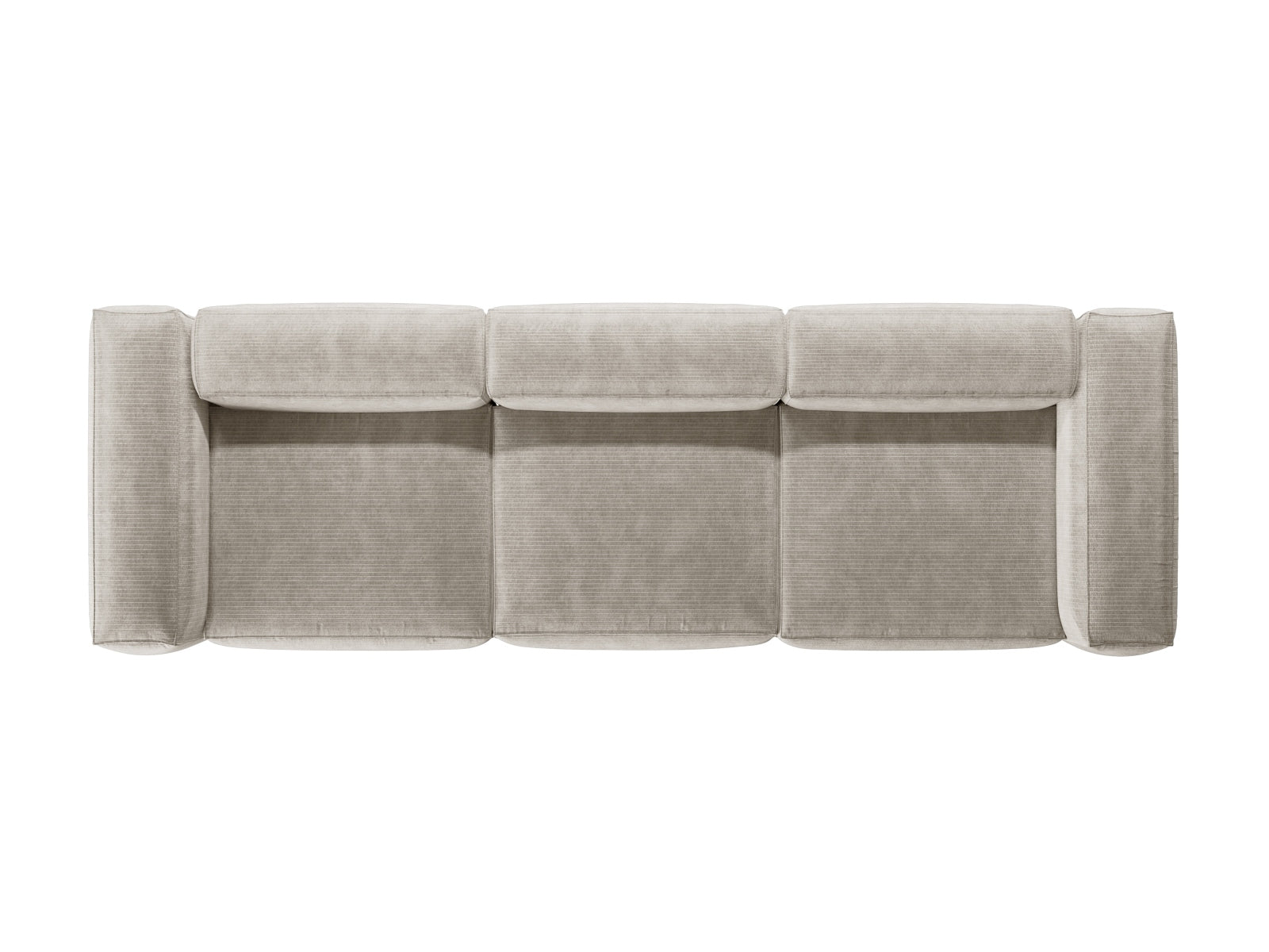 Bergamo Modular Sofa 4 Sitzer in Ivory-Perla präsentiert im Onlineshop von KAQTU Design AG. 4er Sofa ist von Cosmopolitan Design