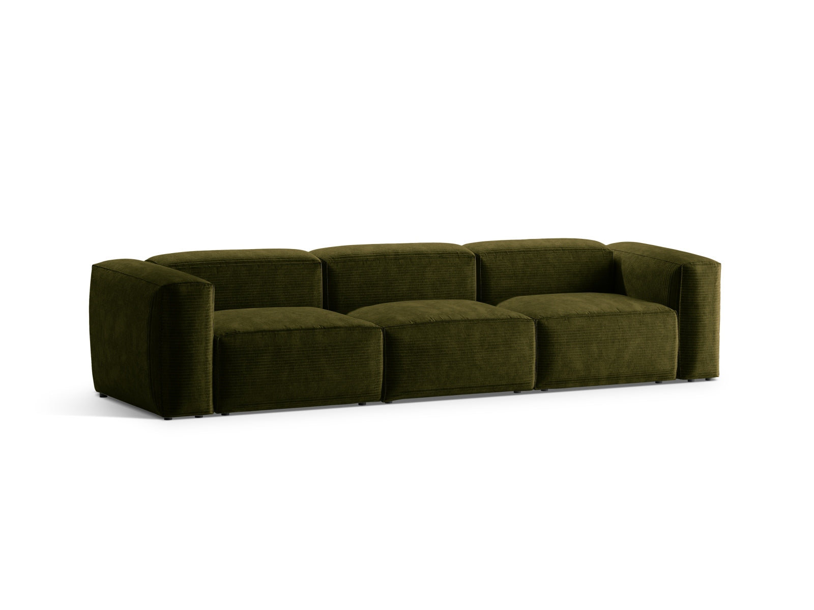 Bergamo Modular Sofa 4 Sitzer in Green-Perla präsentiert im Onlineshop von KAQTU Design AG. 4er Sofa ist von Cosmopolitan Design