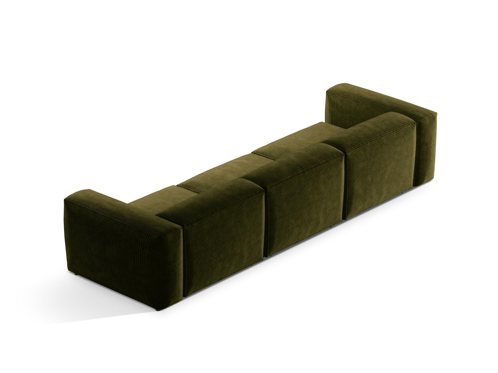 Bergamo Modular Sofa 4 Sitzer in Green-Perla präsentiert im Onlineshop von KAQTU Design AG. 4er Sofa ist von Cosmopolitan Design