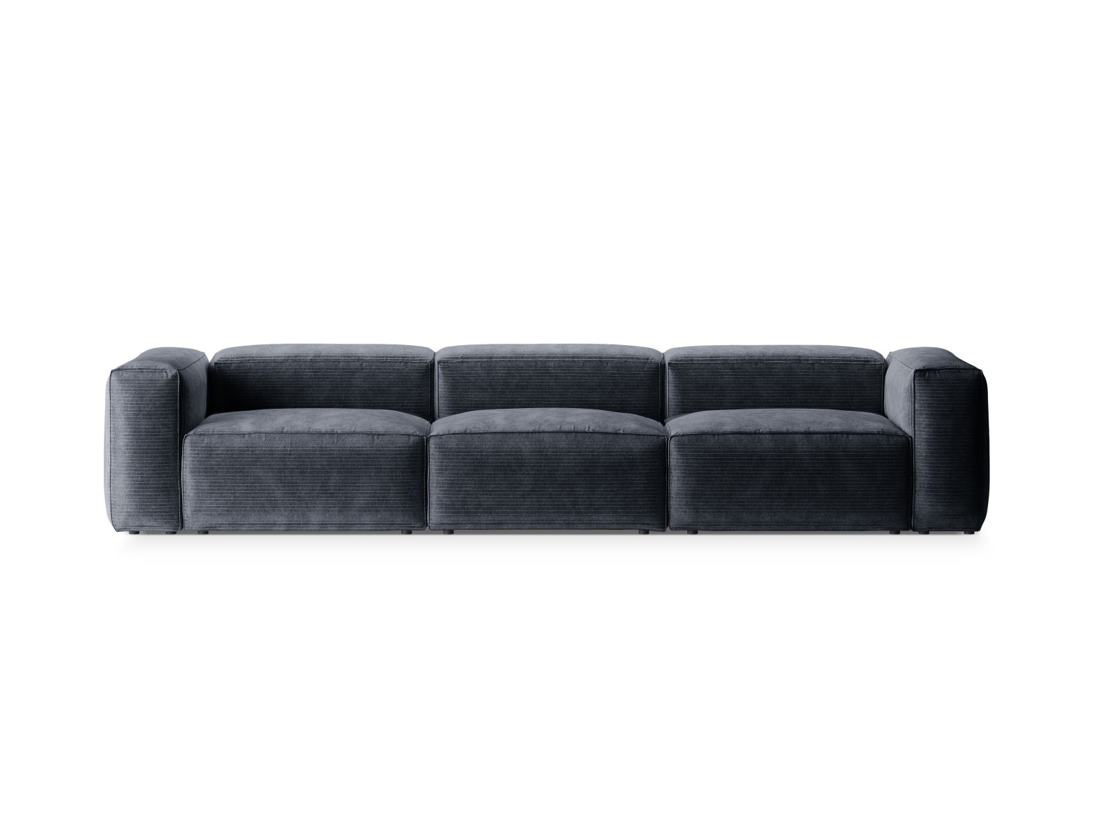Bergamo Modular Sofa 4 Sitzer in Muted Blue-Perla präsentiert im Onlineshop von KAQTU Design AG. 4er Sofa ist von Cosmopolitan Design