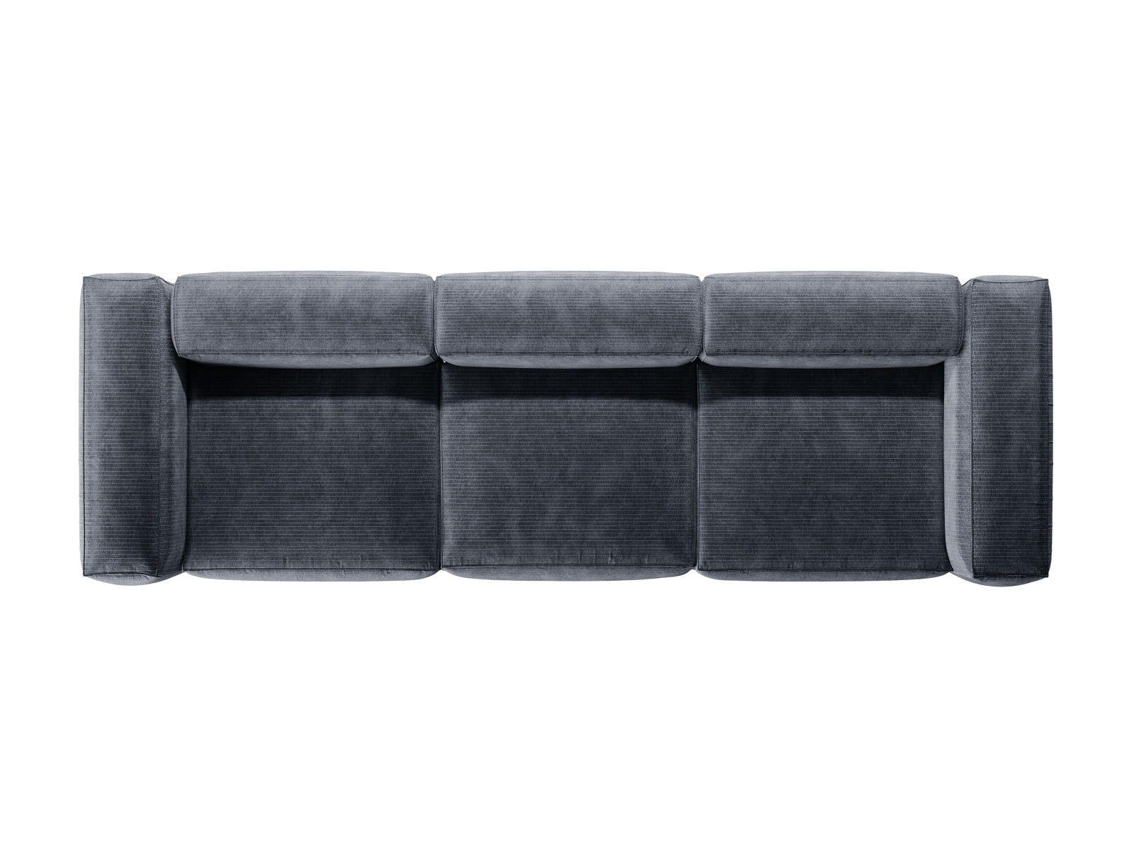 Bergamo Modular Sofa 4 Sitzer in Muted Blue-Perla präsentiert im Onlineshop von KAQTU Design AG. 4er Sofa ist von Cosmopolitan Design
