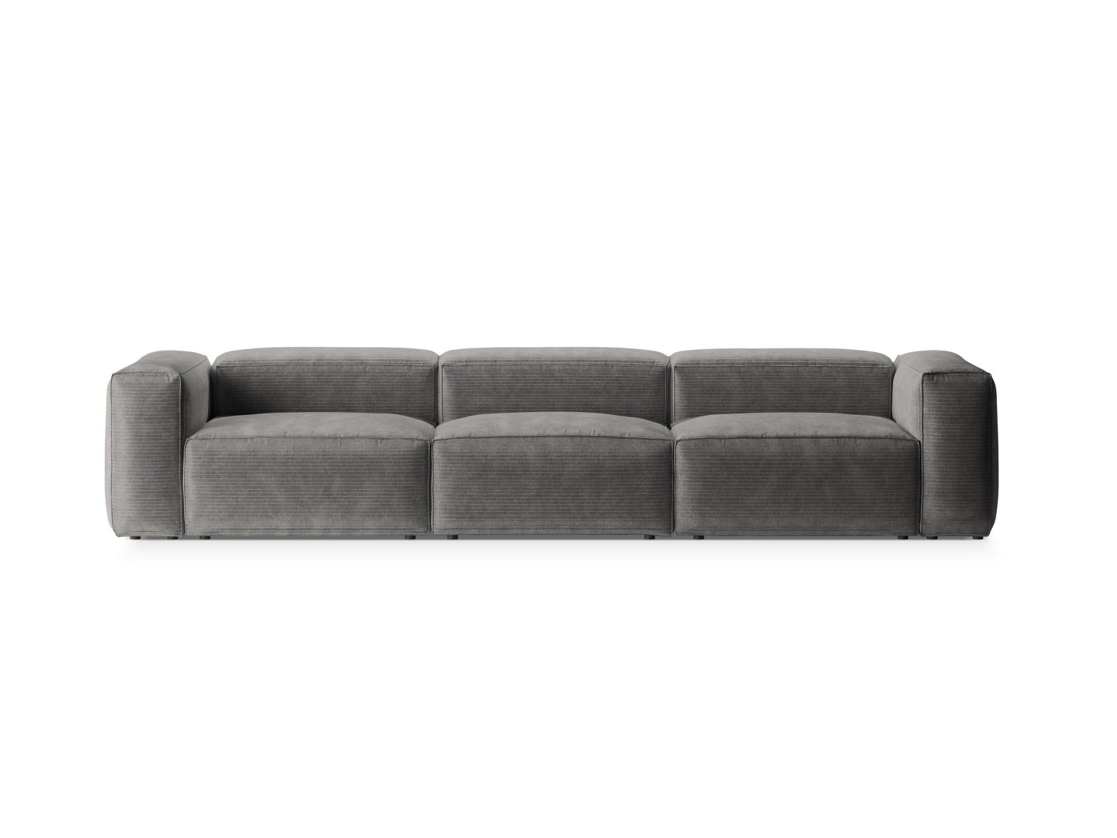 Bergamo Modular Sofa 4 Sitzer in Light Grey-Perla präsentiert im Onlineshop von KAQTU Design AG. 4er Sofa ist von Cosmopolitan Design