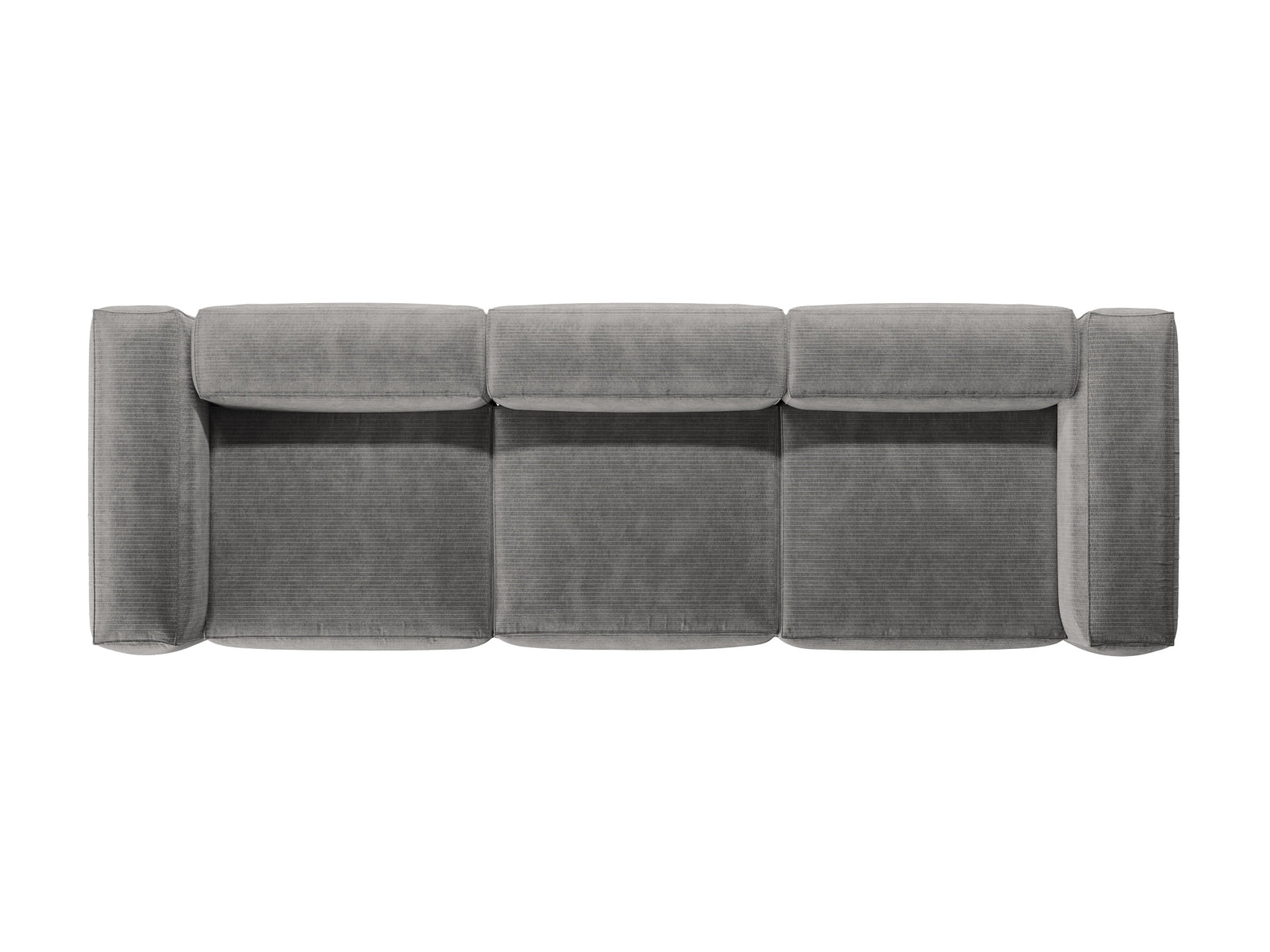 Bergamo Modular Sofa 4 Sitzer in Light Grey-Perla präsentiert im Onlineshop von KAQTU Design AG. 4er Sofa ist von Cosmopolitan Design
