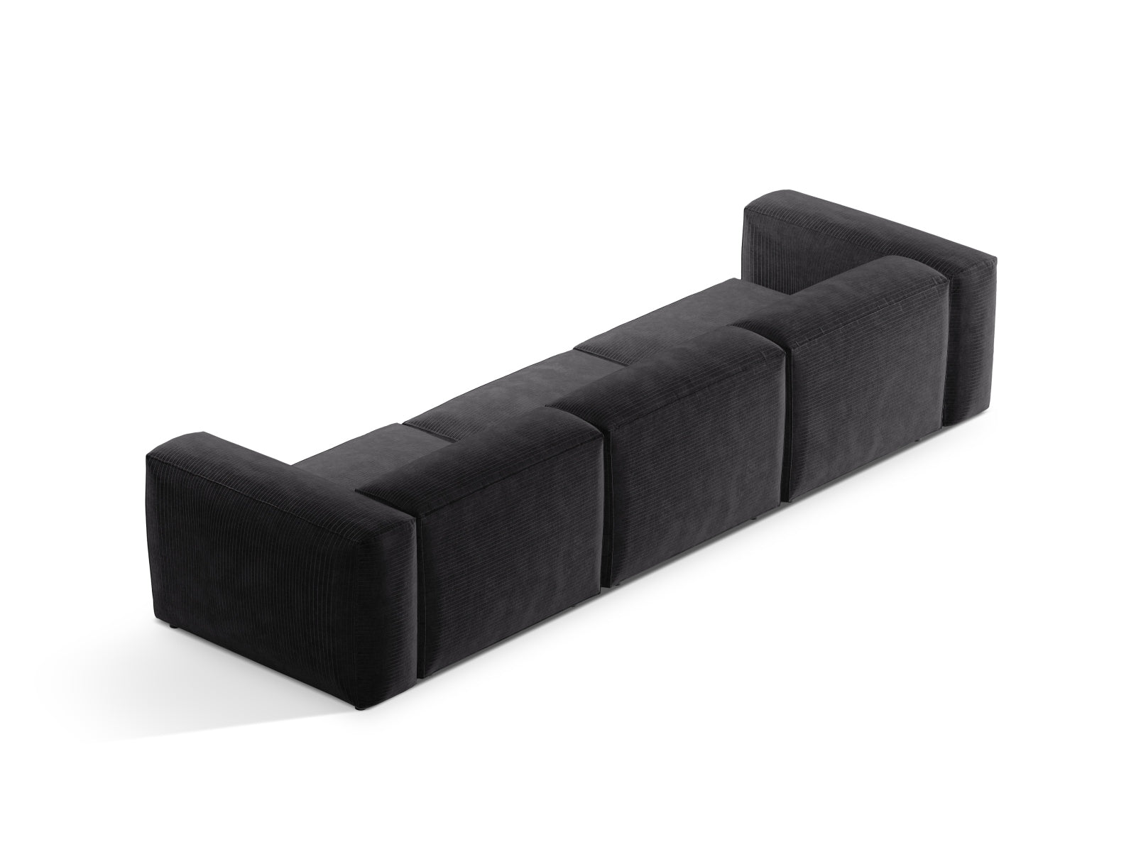 Bergamo Modular Sofa 4 Sitzer in Grey-Perla präsentiert im Onlineshop von KAQTU Design AG. 4er Sofa ist von Cosmopolitan Design