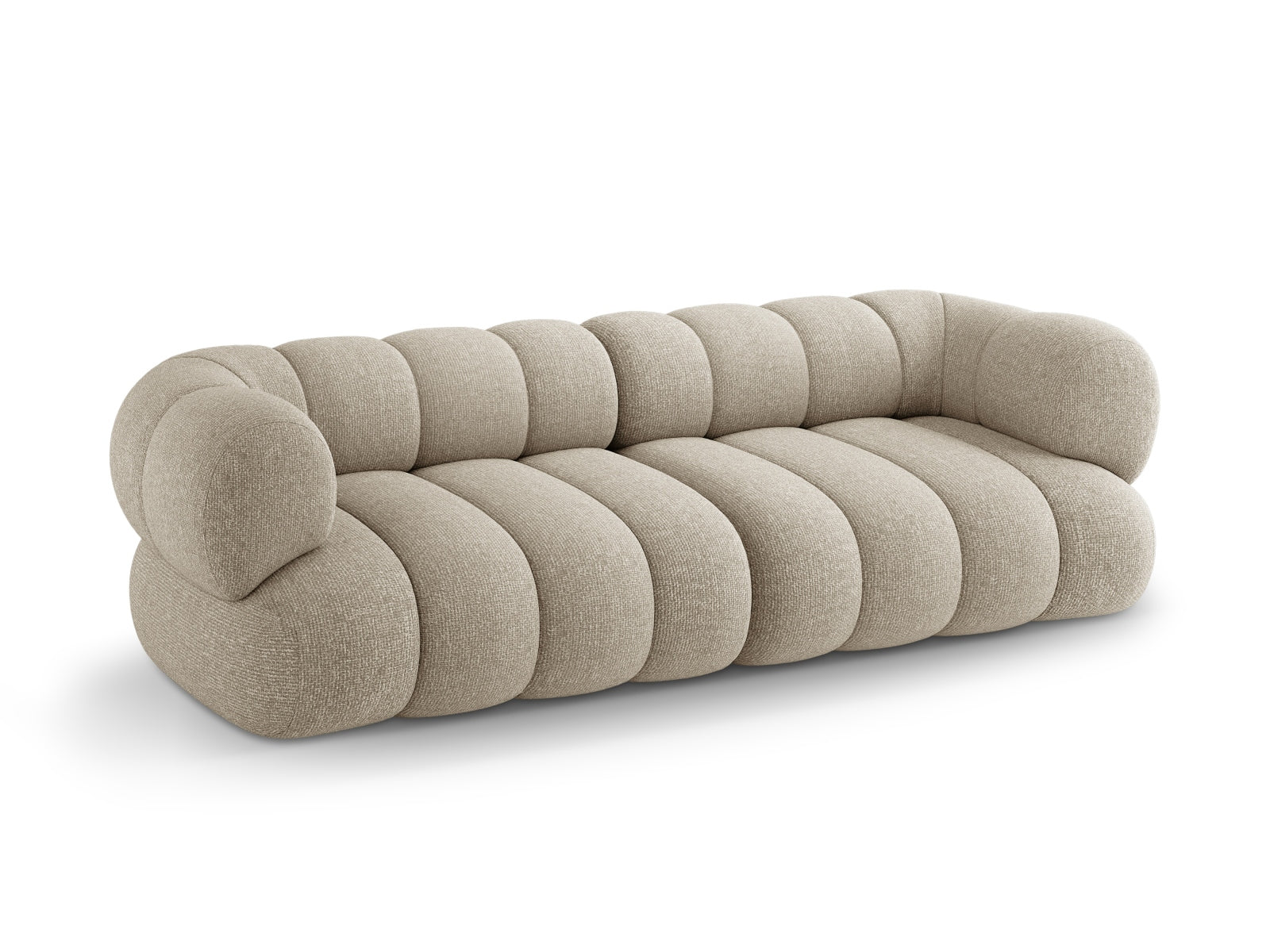 Koge Sofa 4 Sitzer 95cm in Dark Beige-Eden präsentiert im Onlineshop von KAQTU Design AG. 4er Sofa ist von Cosmopolitan Design