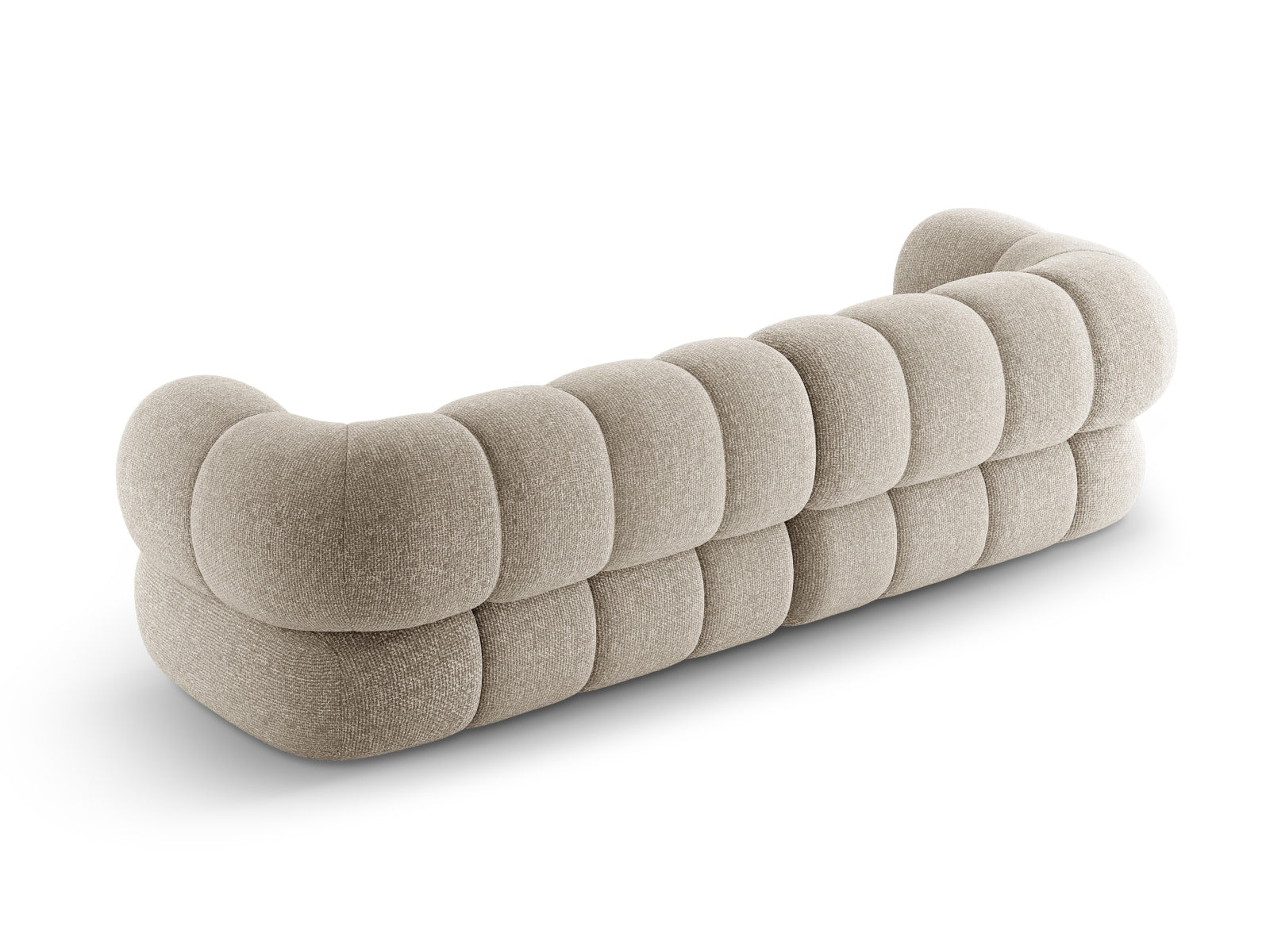 Koge Sofa 4 Sitzer 95cm in Dark Beige-Eden präsentiert im Onlineshop von KAQTU Design AG. 4er Sofa ist von Cosmopolitan Design