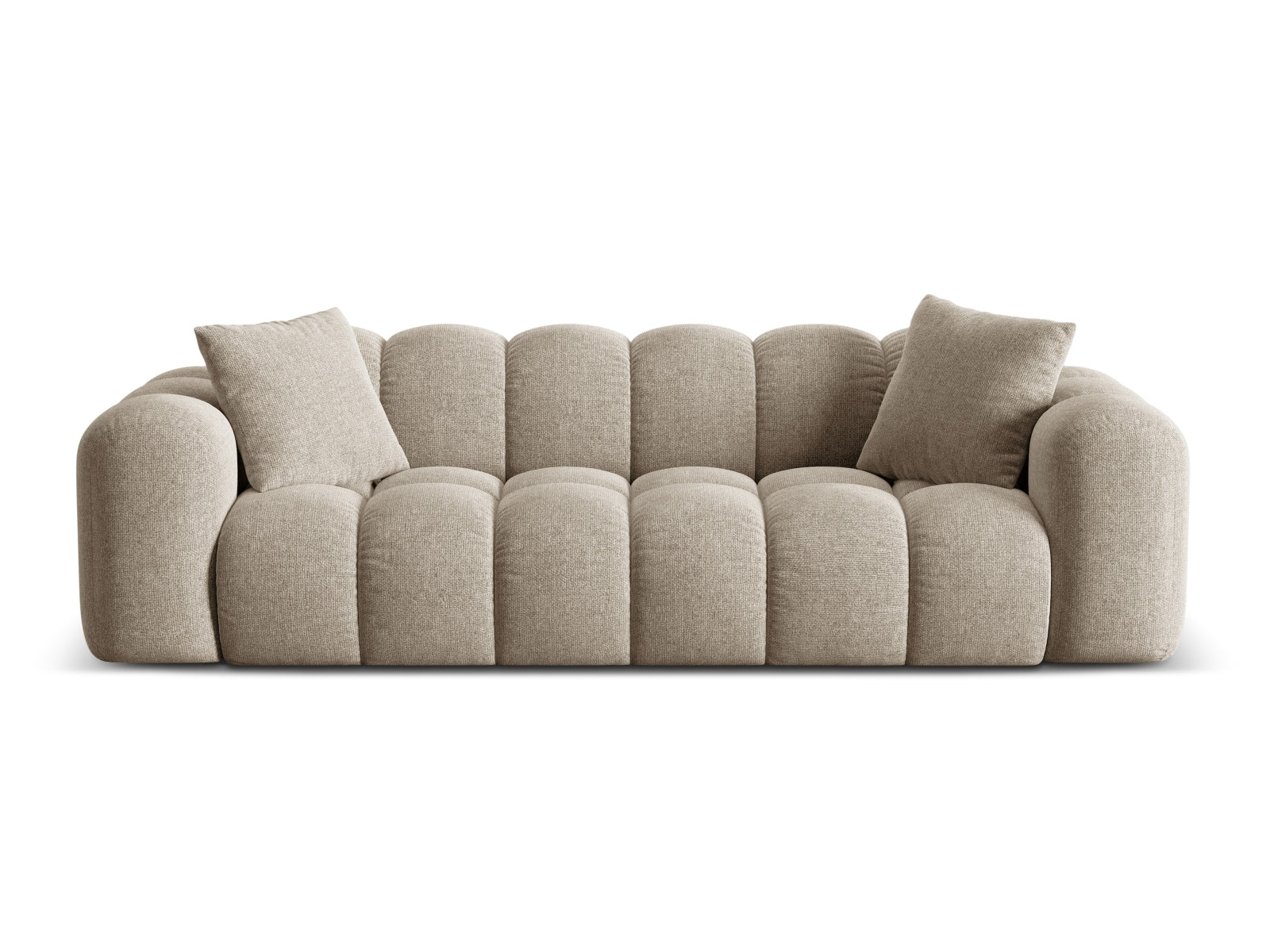 4-Sitzer Sofa Treno in Dark Beige-Eden präsentiert im Onlineshop von KAQTU Design AG. 4er Sofa ist von Cosmopolitan Design