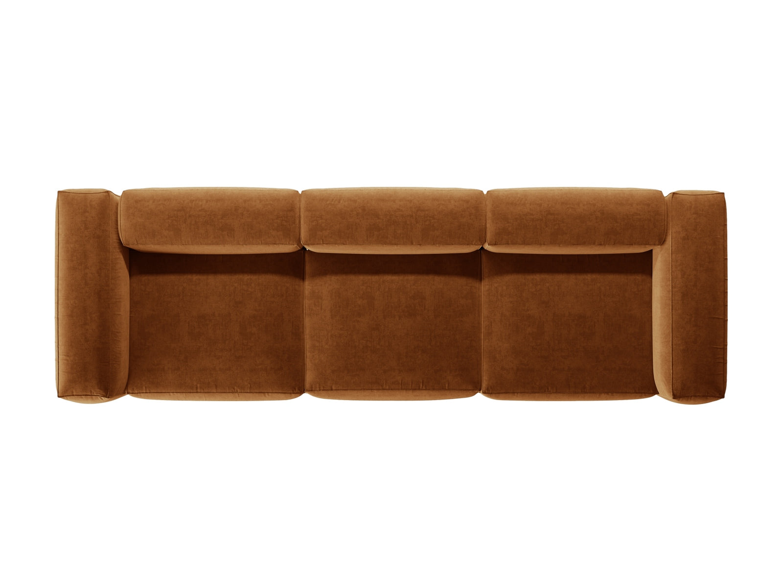 Bergamo Modular Sofa 4 Sitzer in Brick-Liberty präsentiert im Onlineshop von KAQTU Design AG. 4er Sofa ist von Cosmopolitan Design