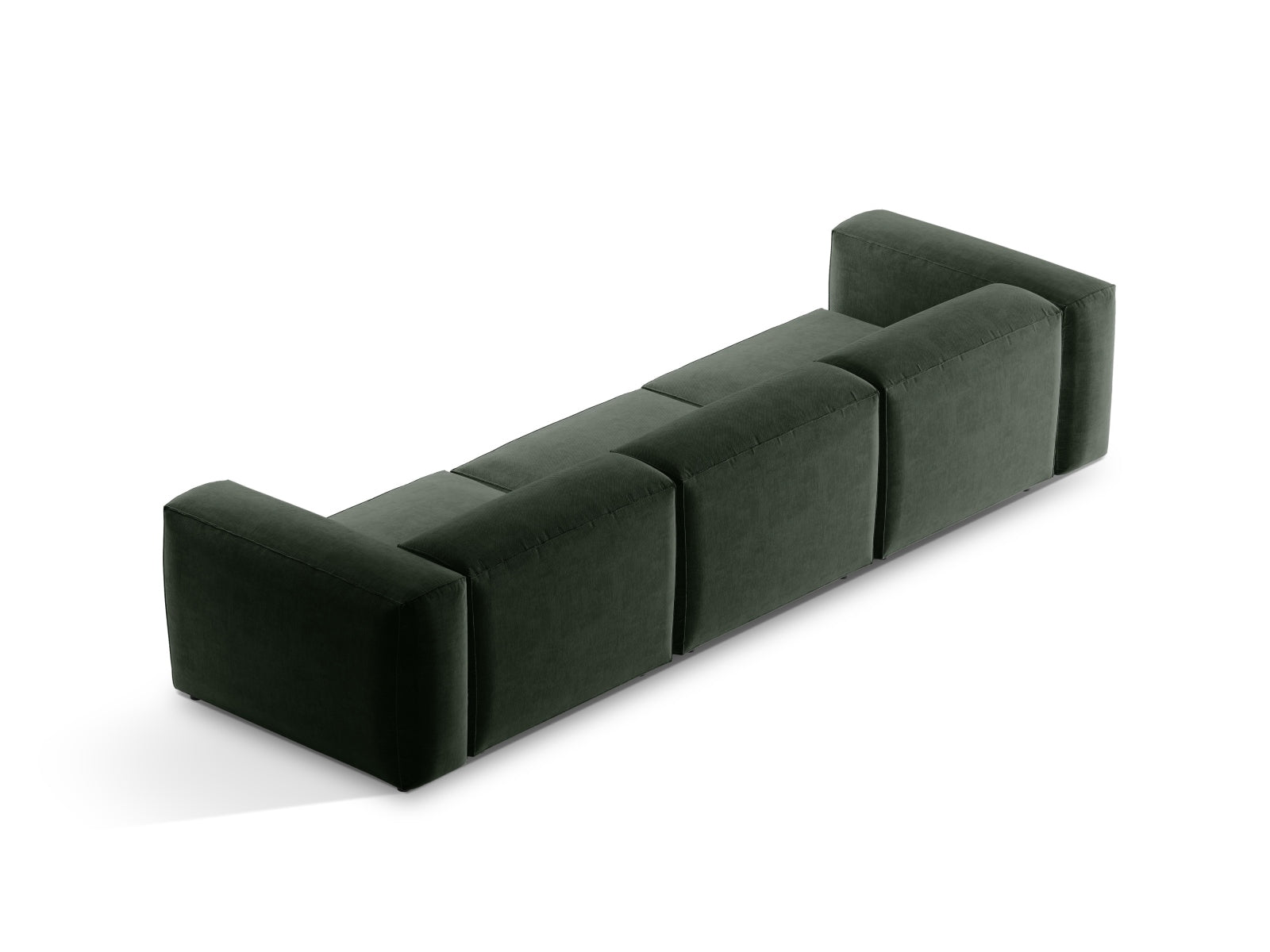 Bergamo Modular Sofa 4 Sitzer in Moss Green-Liberty präsentiert im Onlineshop von KAQTU Design AG. 4er Sofa ist von Cosmopolitan Design