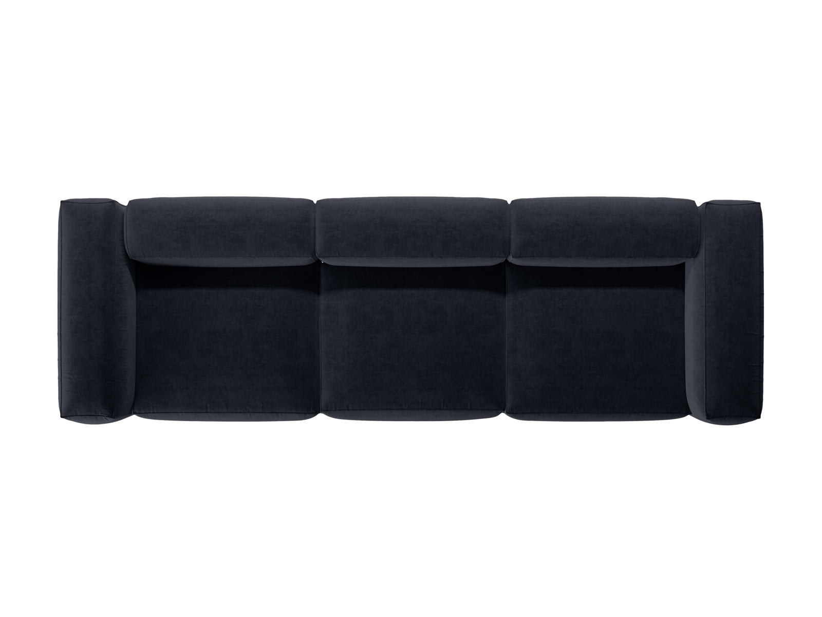 Bergamo Modular Sofa 4 Sitzer in Navy Blue-Liberty präsentiert im Onlineshop von KAQTU Design AG. 4er Sofa ist von Cosmopolitan Design