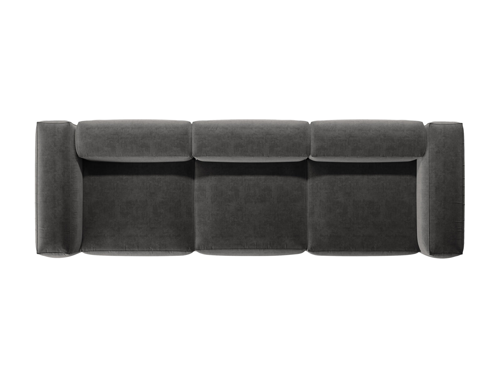 Bergamo Modular Sofa 4 Sitzer in Graphite-Liberty präsentiert im Onlineshop von KAQTU Design AG. 4er Sofa ist von Cosmopolitan Design