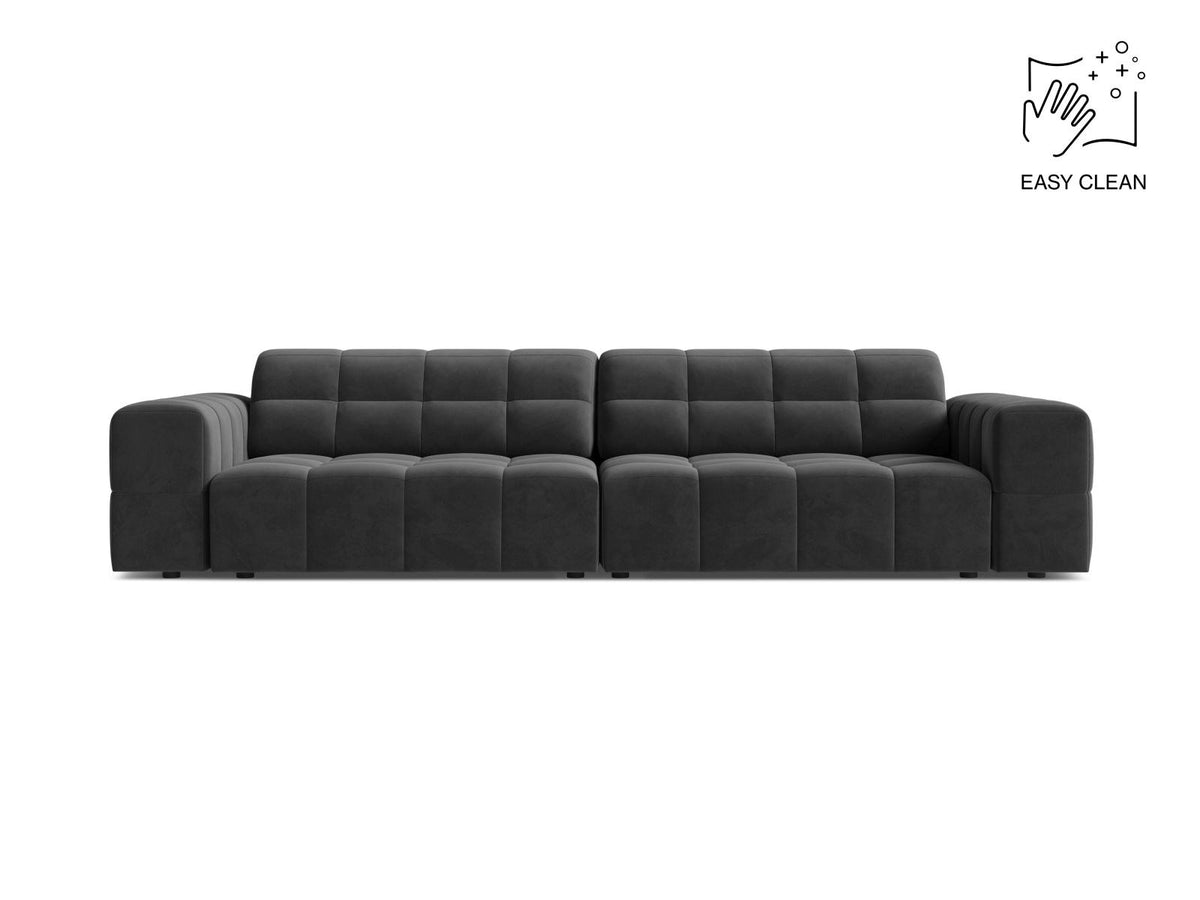 Chicago Velour Sofa 4 Sitzer 102cm von Cosmopolitan Design – Ansicht 46