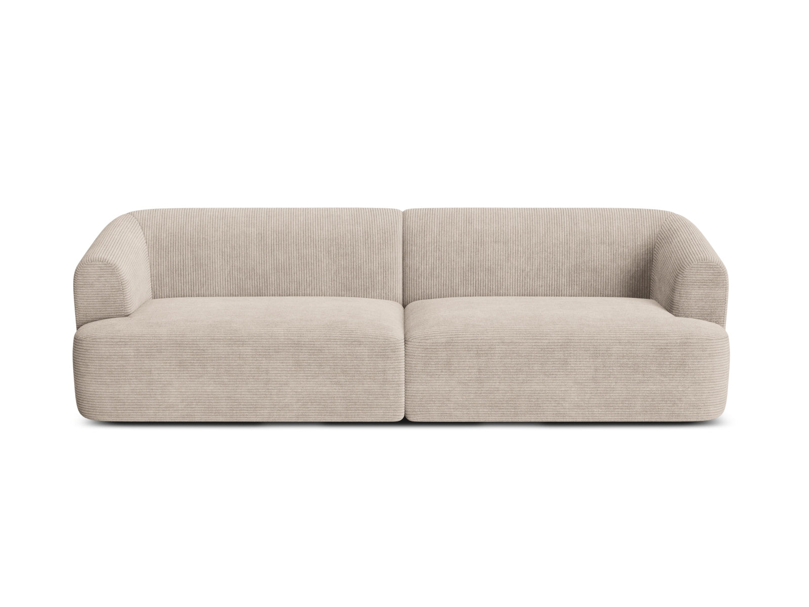 Elegantes 4-Sitzer Sofa Campi in Cappuccino-Lincoln D, ideal für moderne Wohnräume und gemütliche Zusammenkünfte.