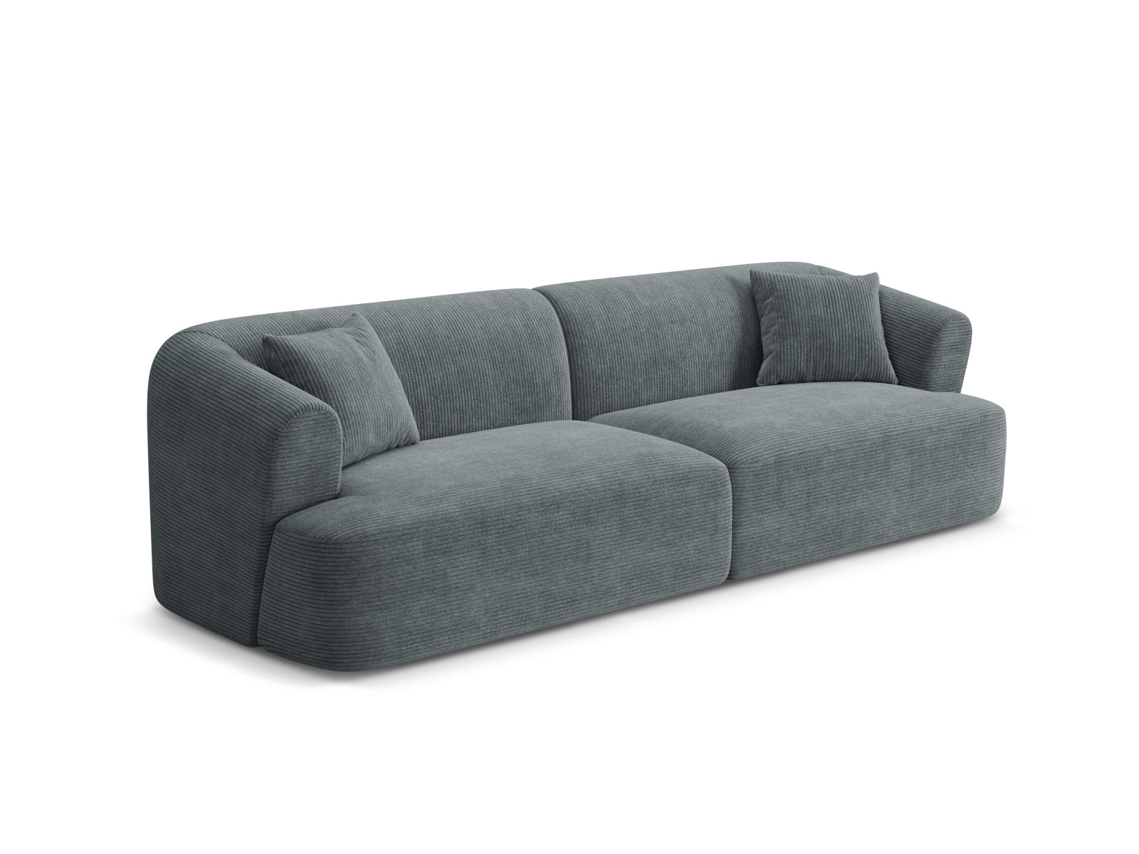 Elegantes 4-Sitzer Sofa Campi in Dunkelgrau, ideal für moderne Wohnräume, erhältlich bei KAQTU Design AG.