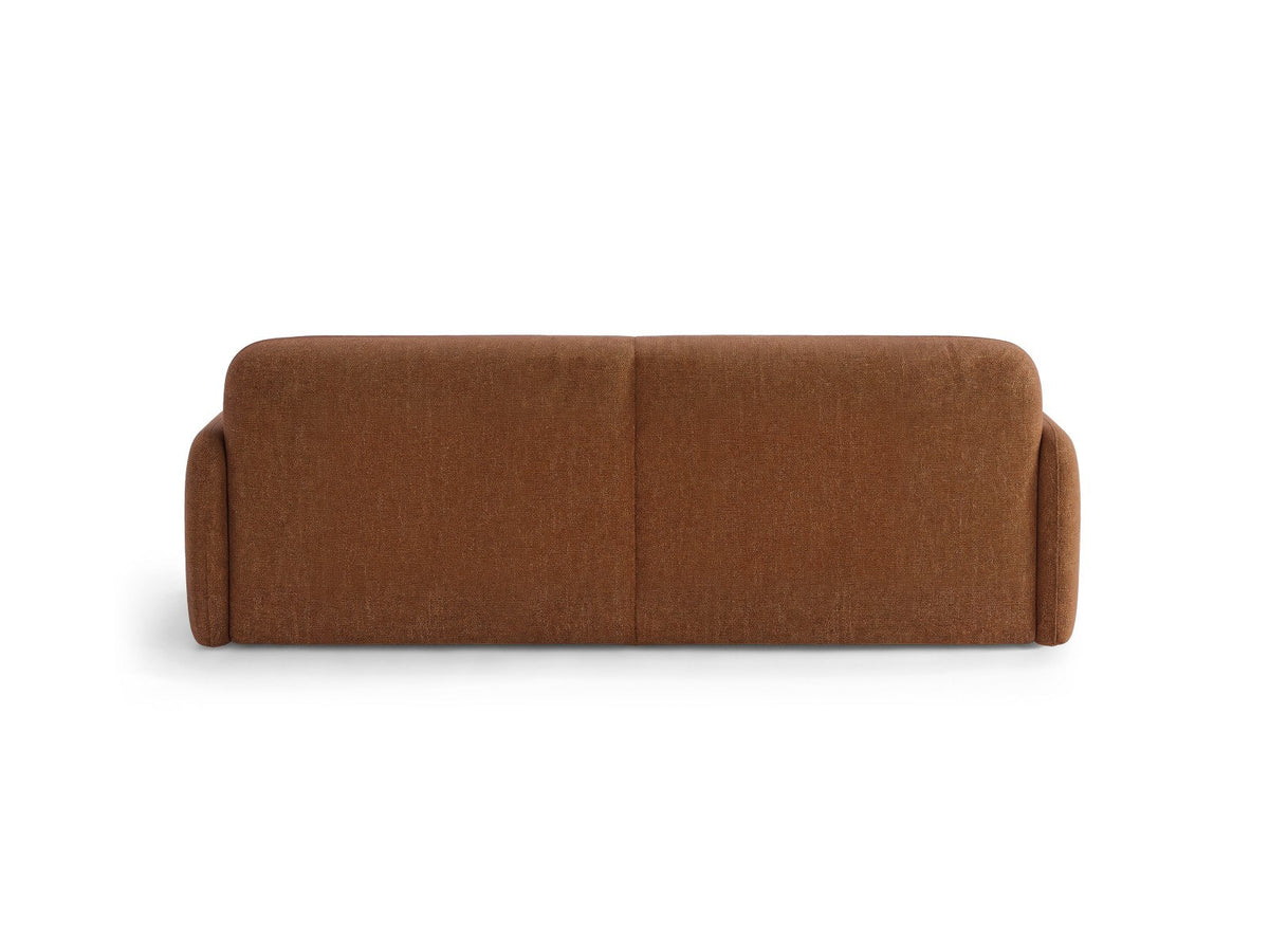 4er Sofa Malmo von Cosmopolitan Design mit Stoffbezug und kurzen schwarzen Kunststoffbeinen