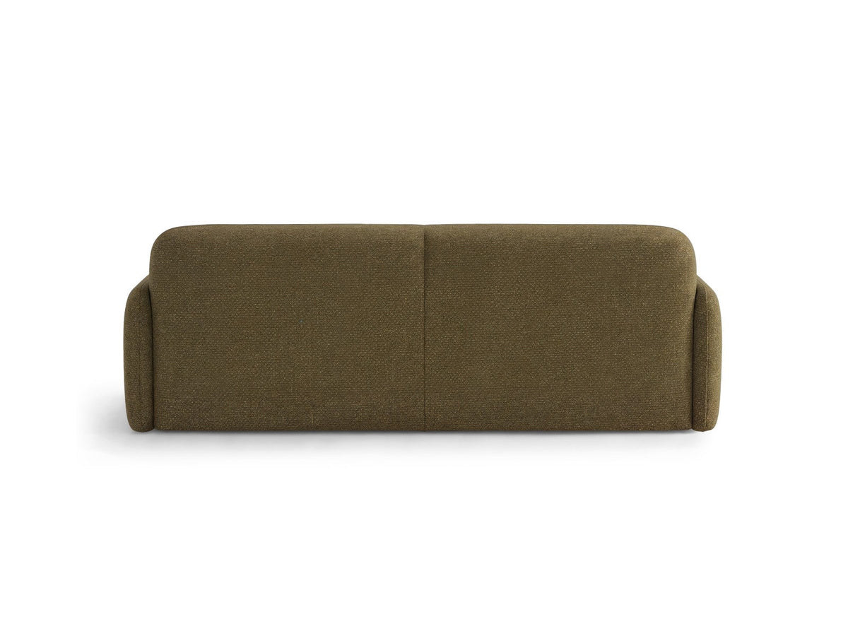 4er Sofa Malmo von Cosmopolitan Design mit Stoffbezug und kurzen schwarzen Kunststoffbeinen