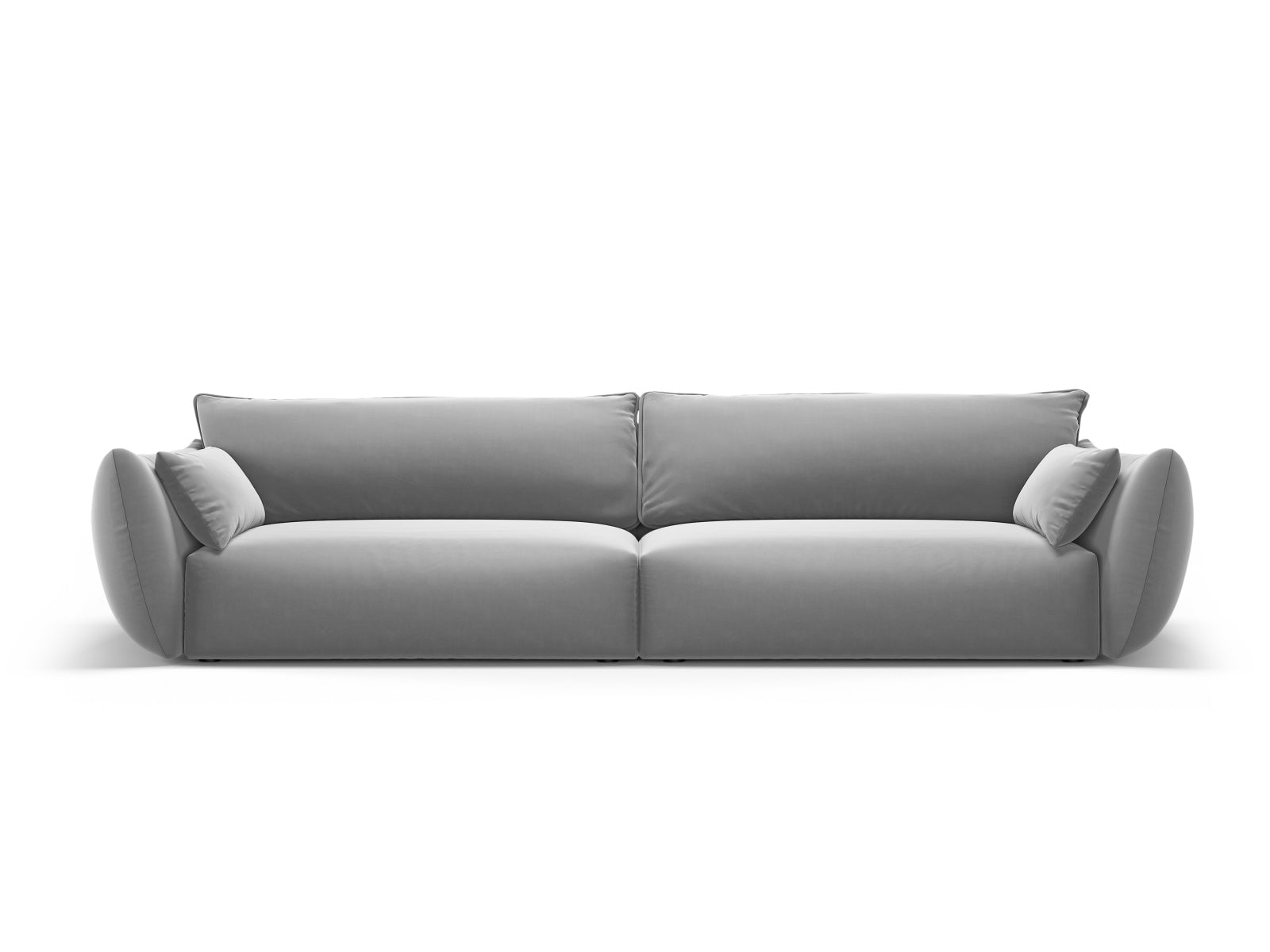 4-Sitzer Sofa Matera in Grey-Salvador präsentiert im Onlineshop von KAQTU Design AG. 4er Sofa ist von Cosmopolitan Design