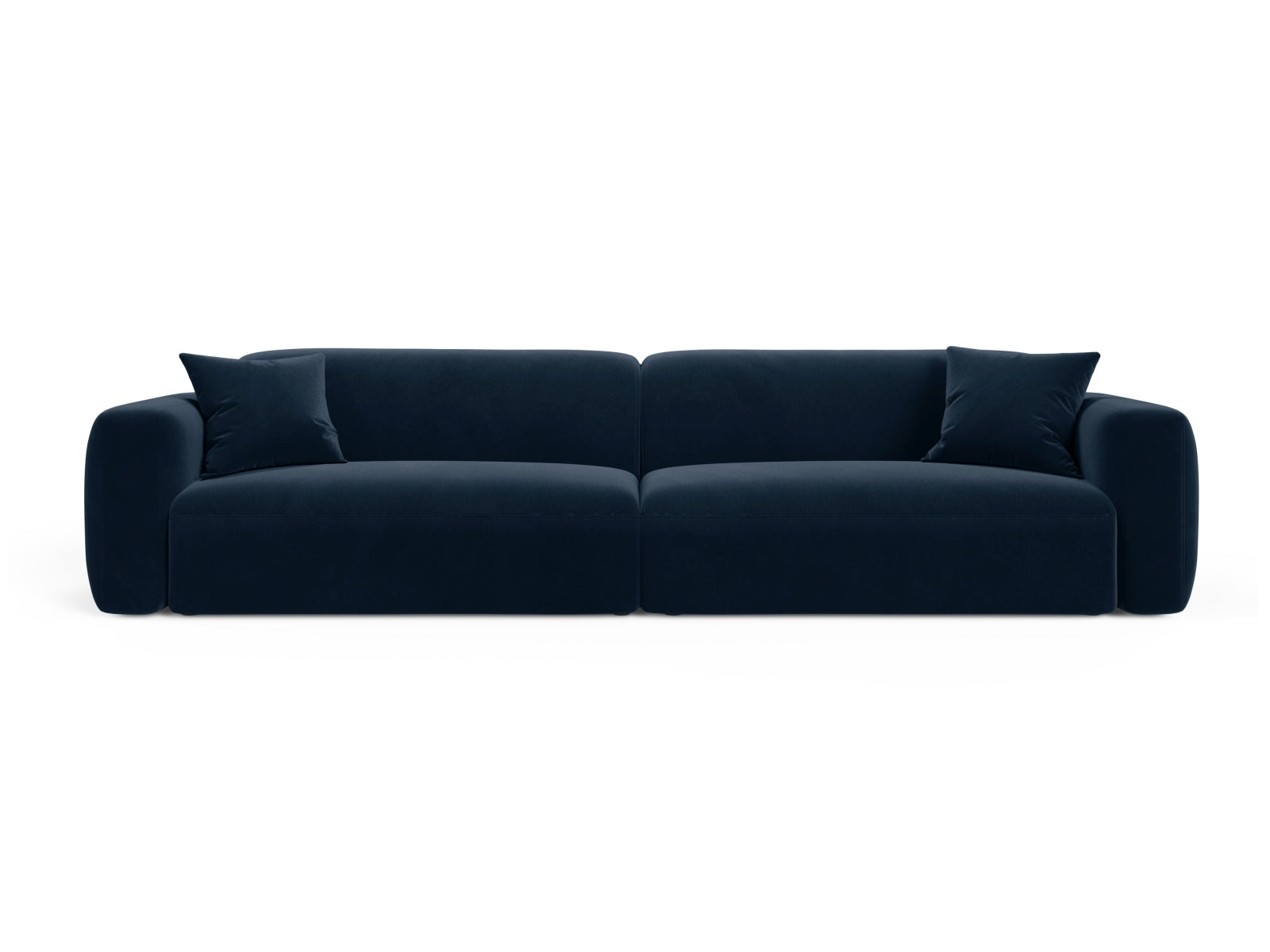 Strino Velour Modular Sofa 4 Sitzer in Royal Blue präsentiert im Onlineshop von KAQTU Design AG. 4er Sofa ist von Cosmopolitan Design