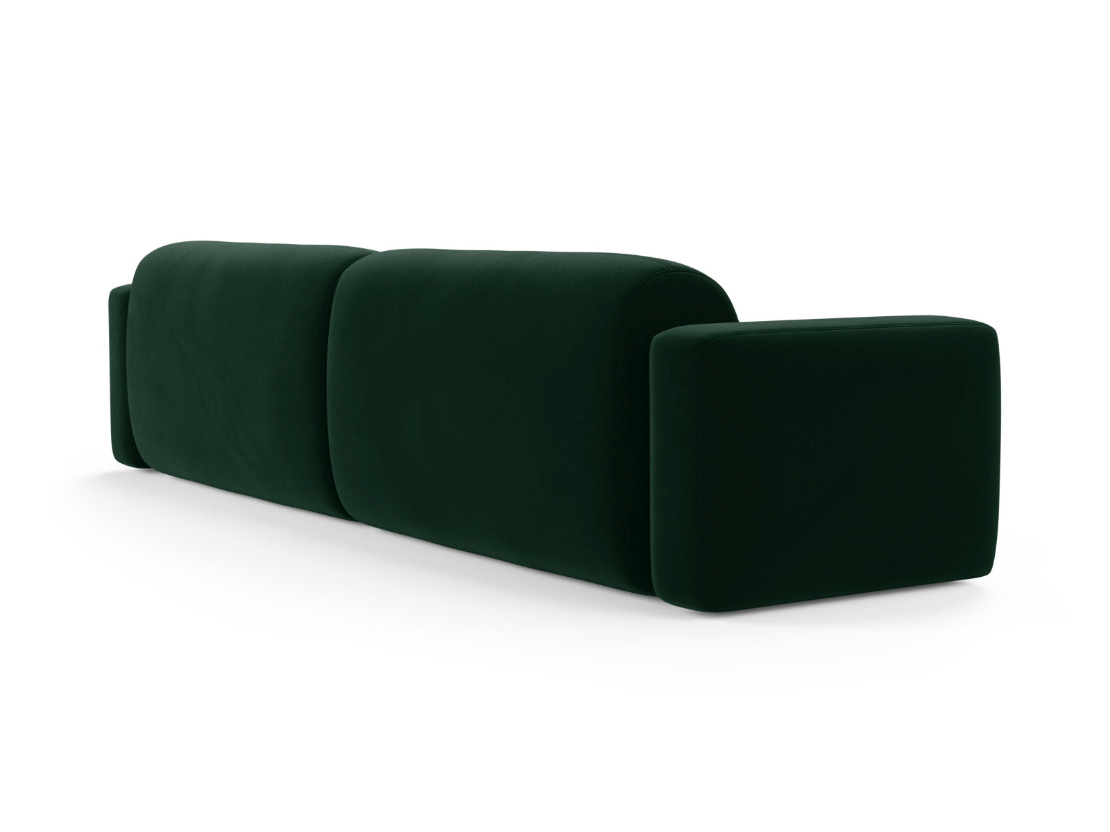 Erleben Sie das Strino Velour Modular Sofa 4 Sitzer von Cosmopolitan Design – elegant, vielseitig und ideal für Ihr zeitgemässes Zuhause.