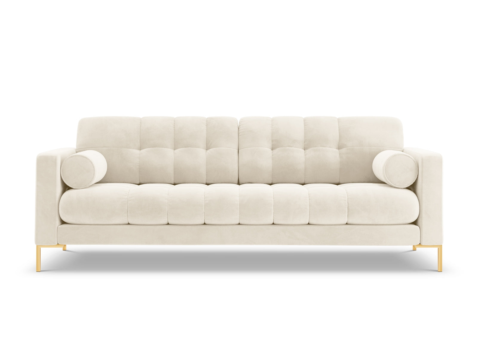 Modernes 4-Sitzer Sofa Bali in stilvollem Beige, perfekt für gemütliche Zusammenkünfte und stilvolle Einrichtungsideen von Cosmopolitan Design.