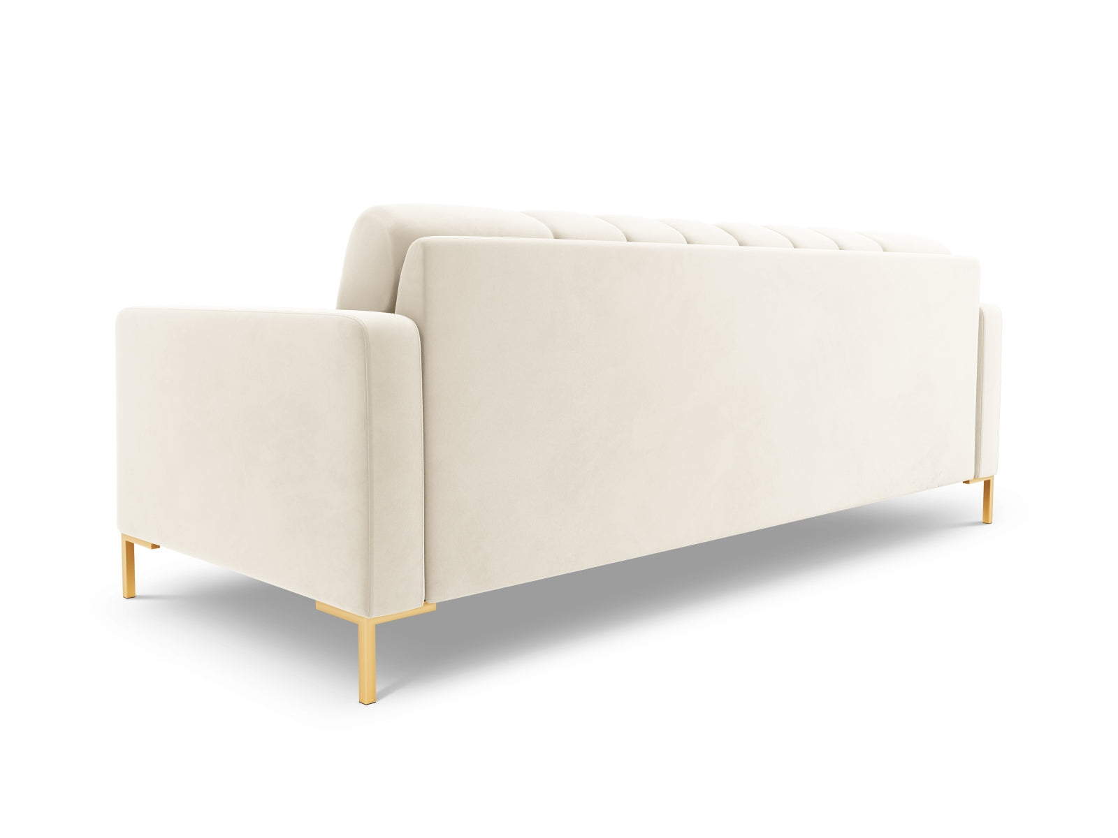 Elegantes 4-Sitzer Sofa Bali in sanftem Beige, ideal für entspannte Abende und geschmackvolle Wohnräume von Cosmopolitan Design.