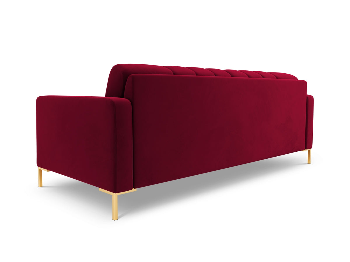 4-Sitzer Sofa Bali in Red-Bluvel präsentiert im Onlineshop von KAQTU Design AG. 4er Sofa ist von Cosmopolitan Design