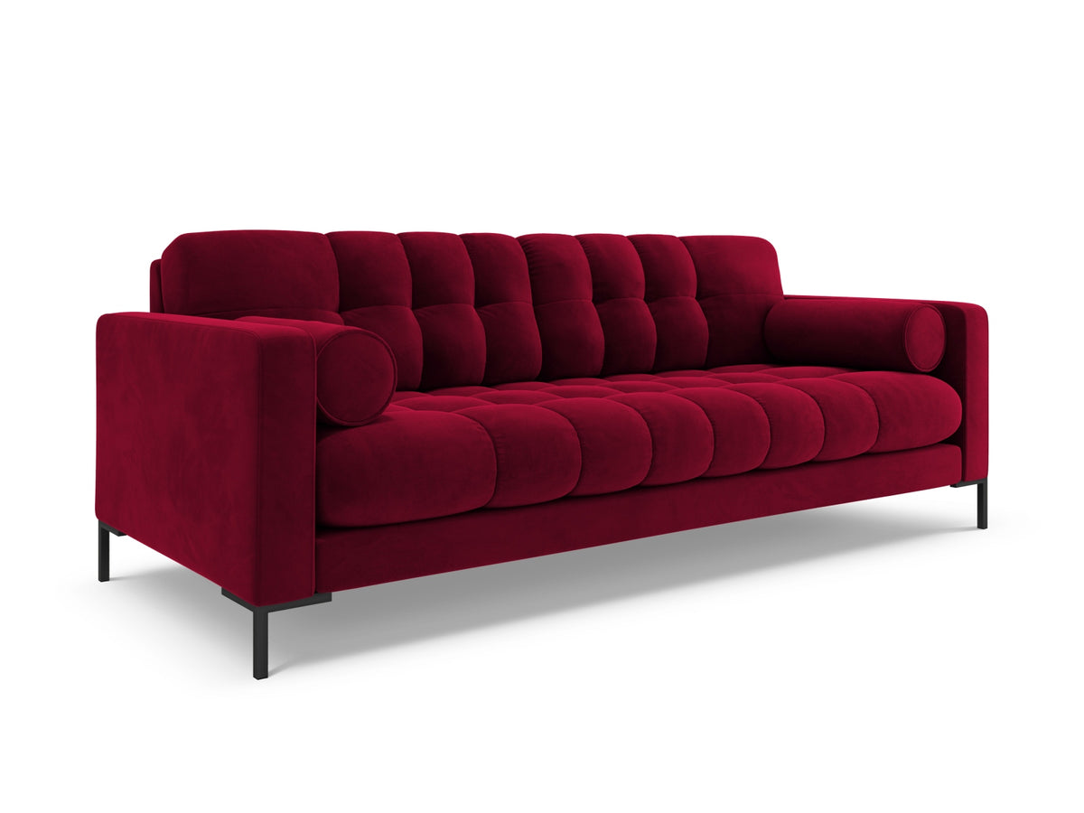 4-Sitzer Sofa Bali in Red-Bluvel präsentiert im Onlineshop von KAQTU Design AG. 4er Sofa ist von Cosmopolitan Design