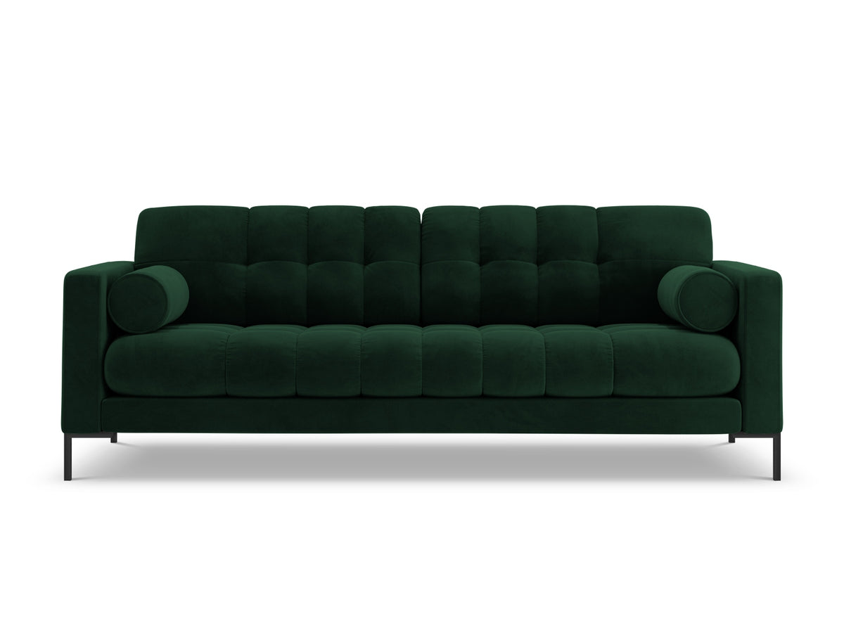 4-Sitzer Sofa Bali in Bottle Green-Bluvel präsentiert im Onlineshop von KAQTU Design AG. 4er Sofa ist von Cosmopolitan Design