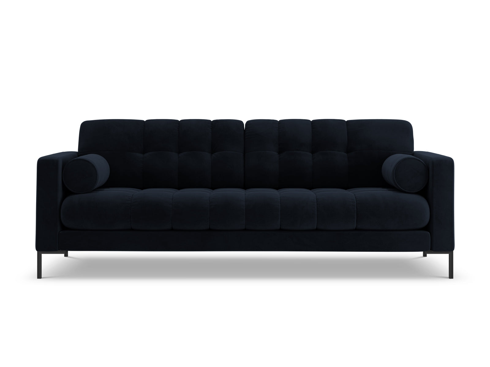 4-Sitzer Sofa Bali in Dark Blue-Bluvel präsentiert im Onlineshop von KAQTU Design AG. 4er Sofa ist von Cosmopolitan Design