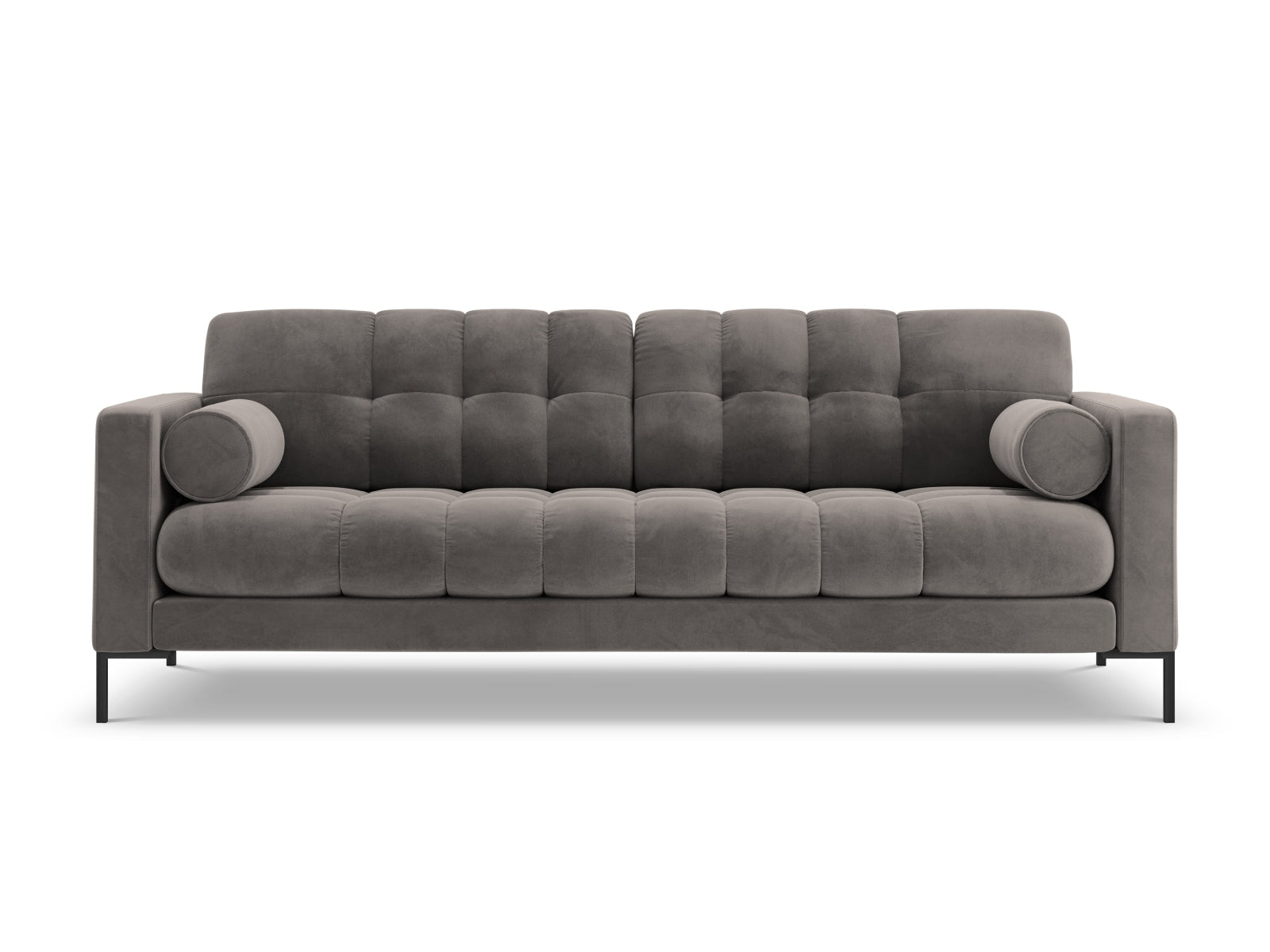 4-Sitzer Sofa Bali in Light Grey-Bluvel präsentiert im Onlineshop von KAQTU Design AG. 4er Sofa ist von Cosmopolitan Design