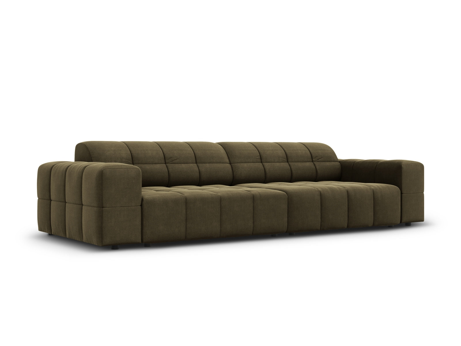 Entdecken Sie das elegante Chicago Velour Sofa 4 Sitzer von Cosmopolitan Design – perfekt für Ihr modernes Zuhause und für ultimativen Komfort.