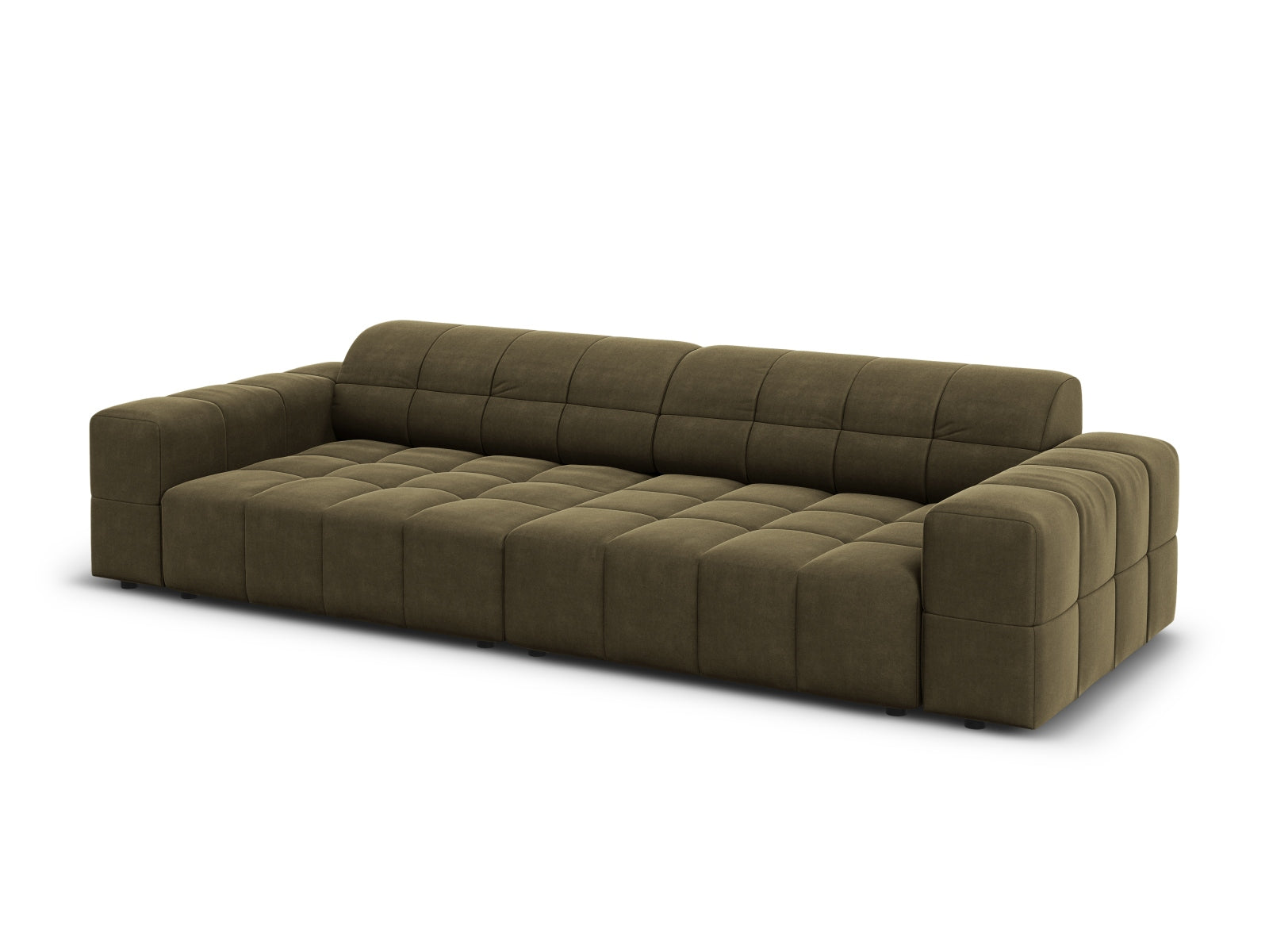 Erleben Sie das stilvolle Chicago Velour Sofa 4 Sitzer von Cosmopolitan Design – ideal für Ihr modernes Wohnzimmer und höchsten Sitzkomfort.