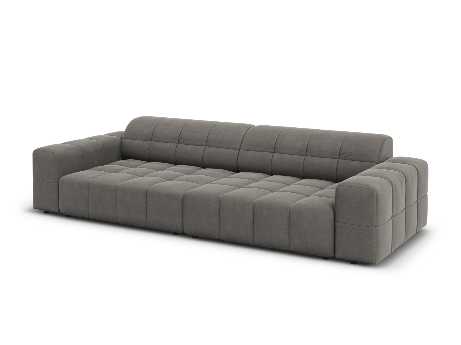 Entdecken Sie das elegante Chicago Velour Sofa 4 Sitzer von Cosmopolitan Design – perfekt für Ihr modernes Zuhause und für ultimativen Komfort.