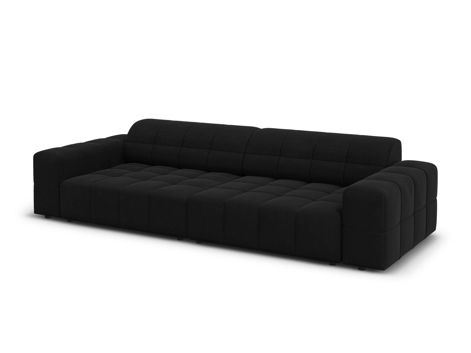 Entdecken Sie das elegante Chicago Velour Sofa 4 Sitzer von Cosmopolitan Design – perfekt für Ihr modernes Zuhause und für ultimativen Komfort.