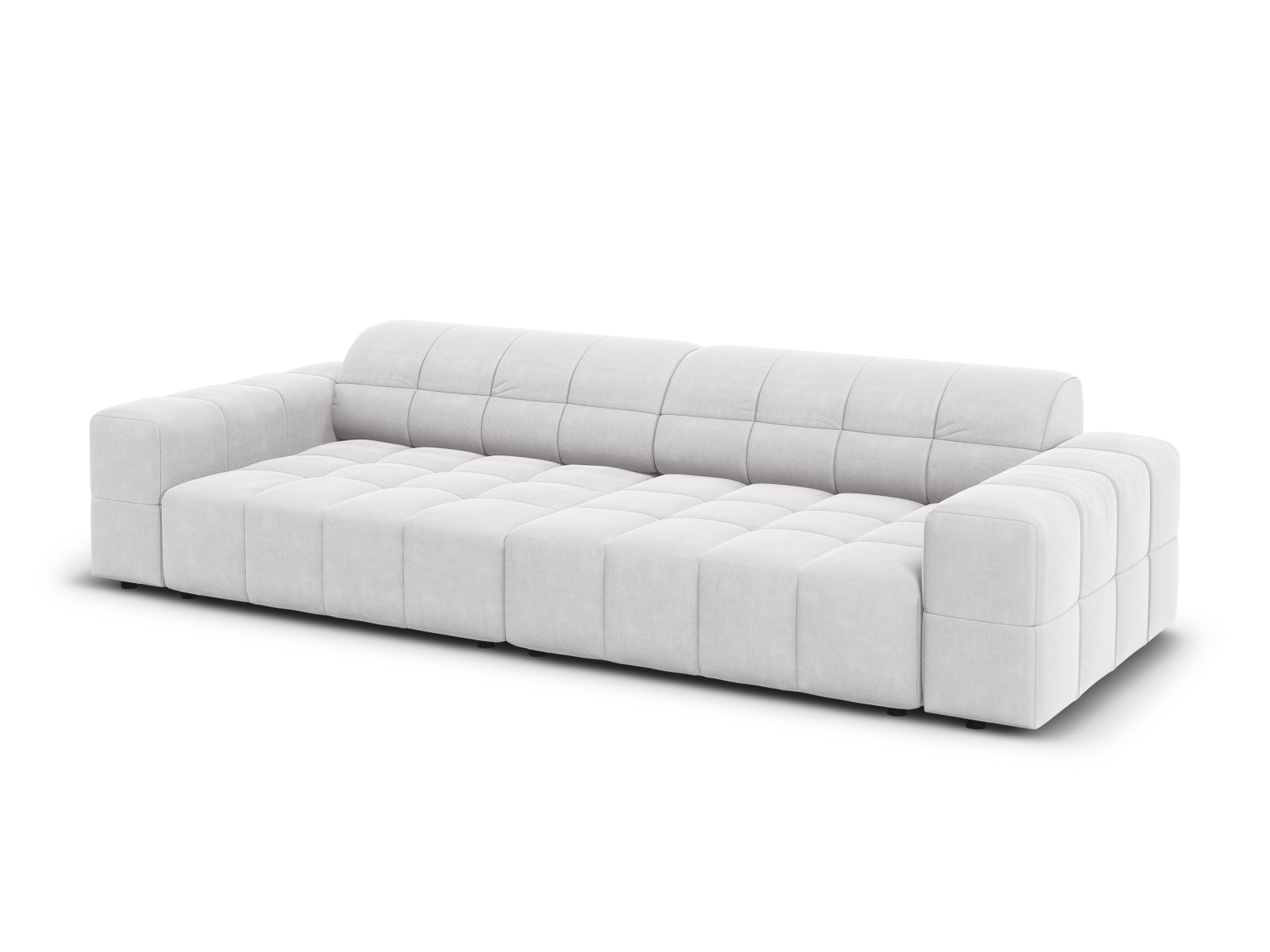 Erleben Sie das stilvolle Chicago Velour Sofa 4 Sitzer von Cosmopolitan Design – ideal für Ihr modernes Wohnzimmer und höchsten Sitzkomfort.