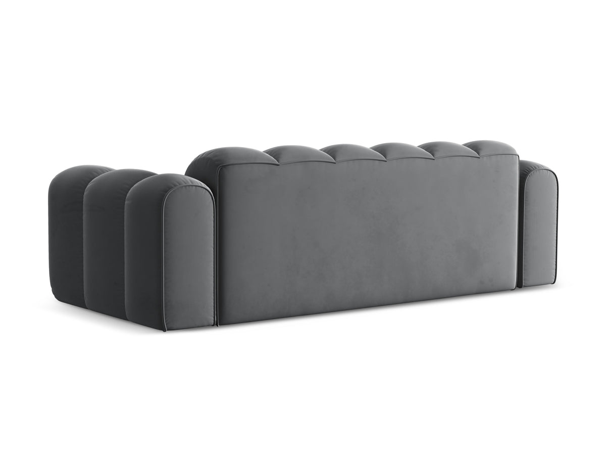 4-Sitzer Sofa Treno in Grey-Bluvel präsentiert im Onlineshop von KAQTU Design AG. 4er Sofa ist von Cosmopolitan Design