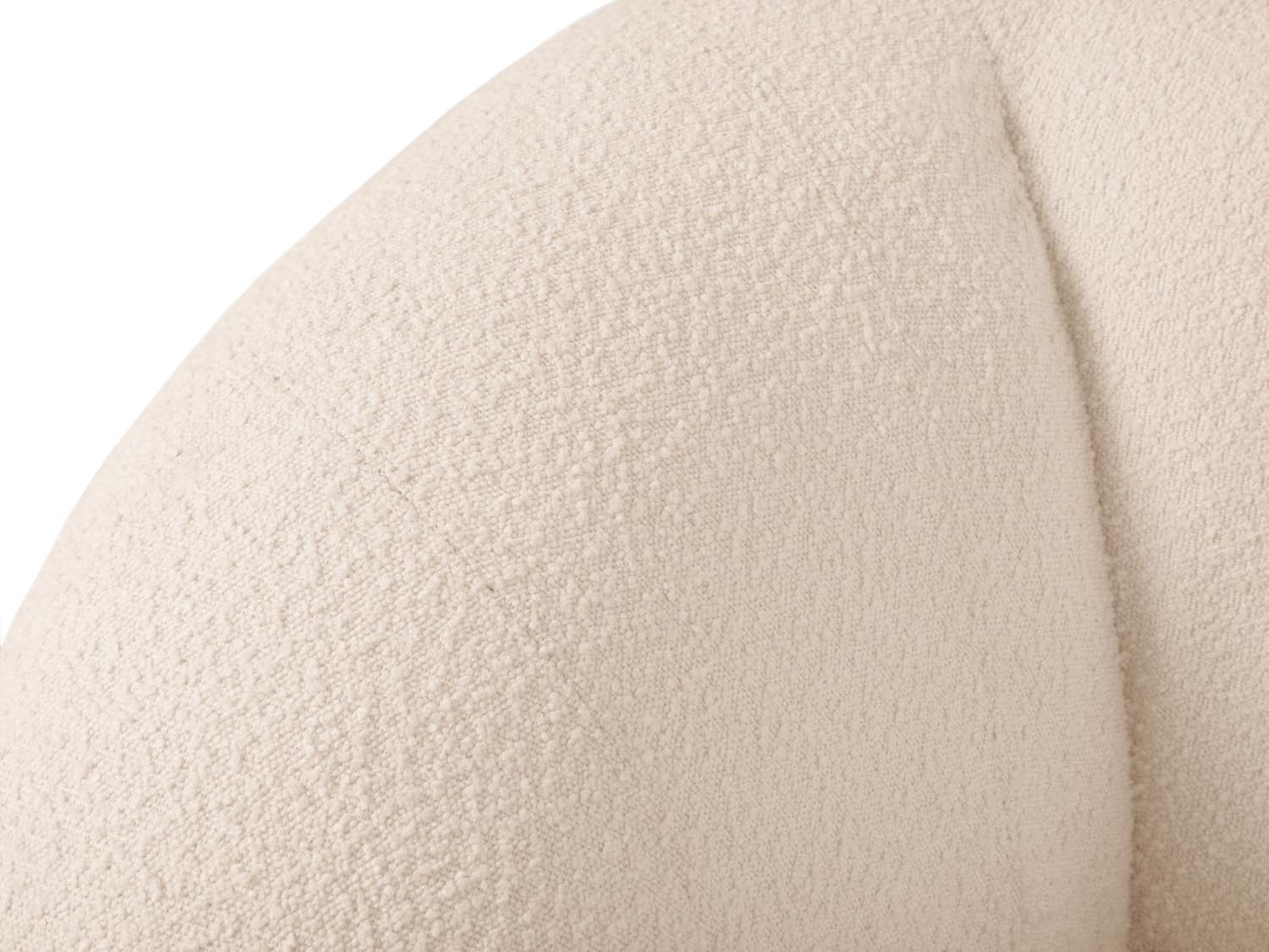 Stilvoller Essen Boucle Armchair 1 Sitzer in warmem Beige, ideal für gemütliche Leseecken und moderne Wohnräume.