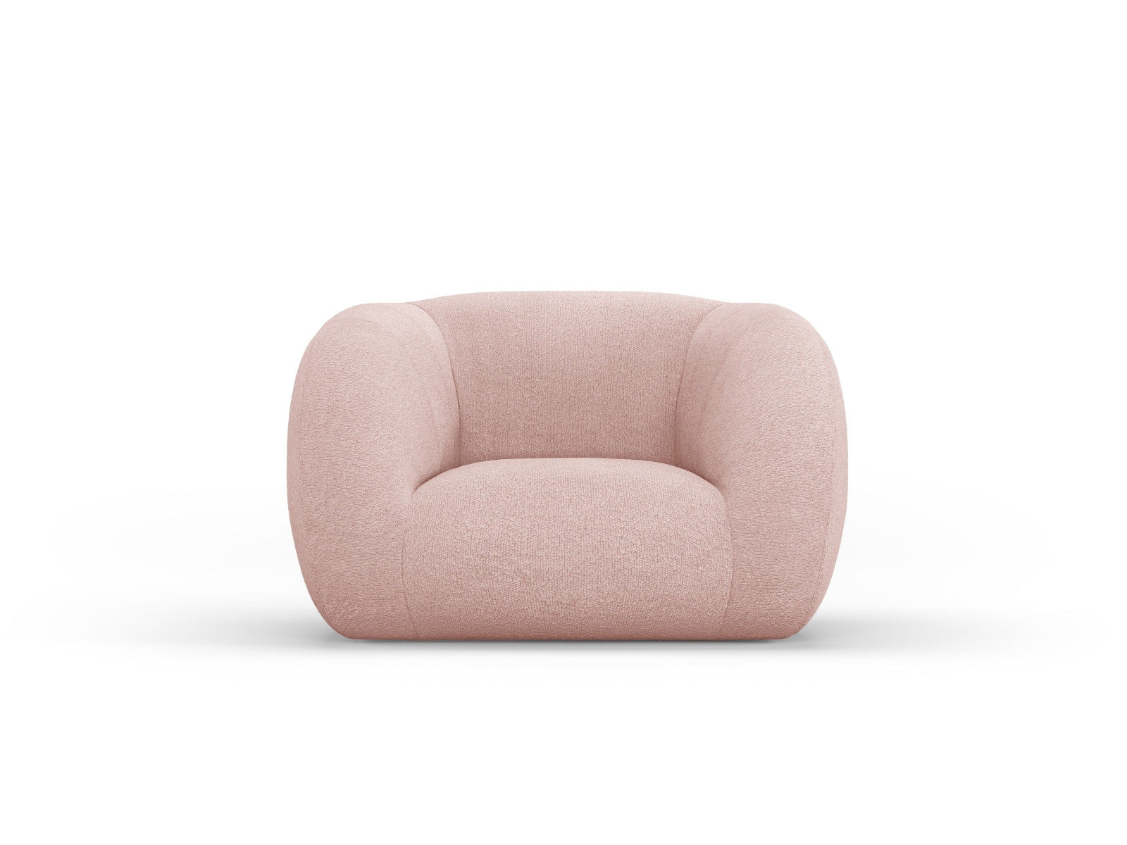 Essen Boucle Armchair 1 Sitzer in Powder Pink-Baloo präsentiert im Onlineshop von KAQTU Design AG. Sessel ist von Cosmopolitan Design